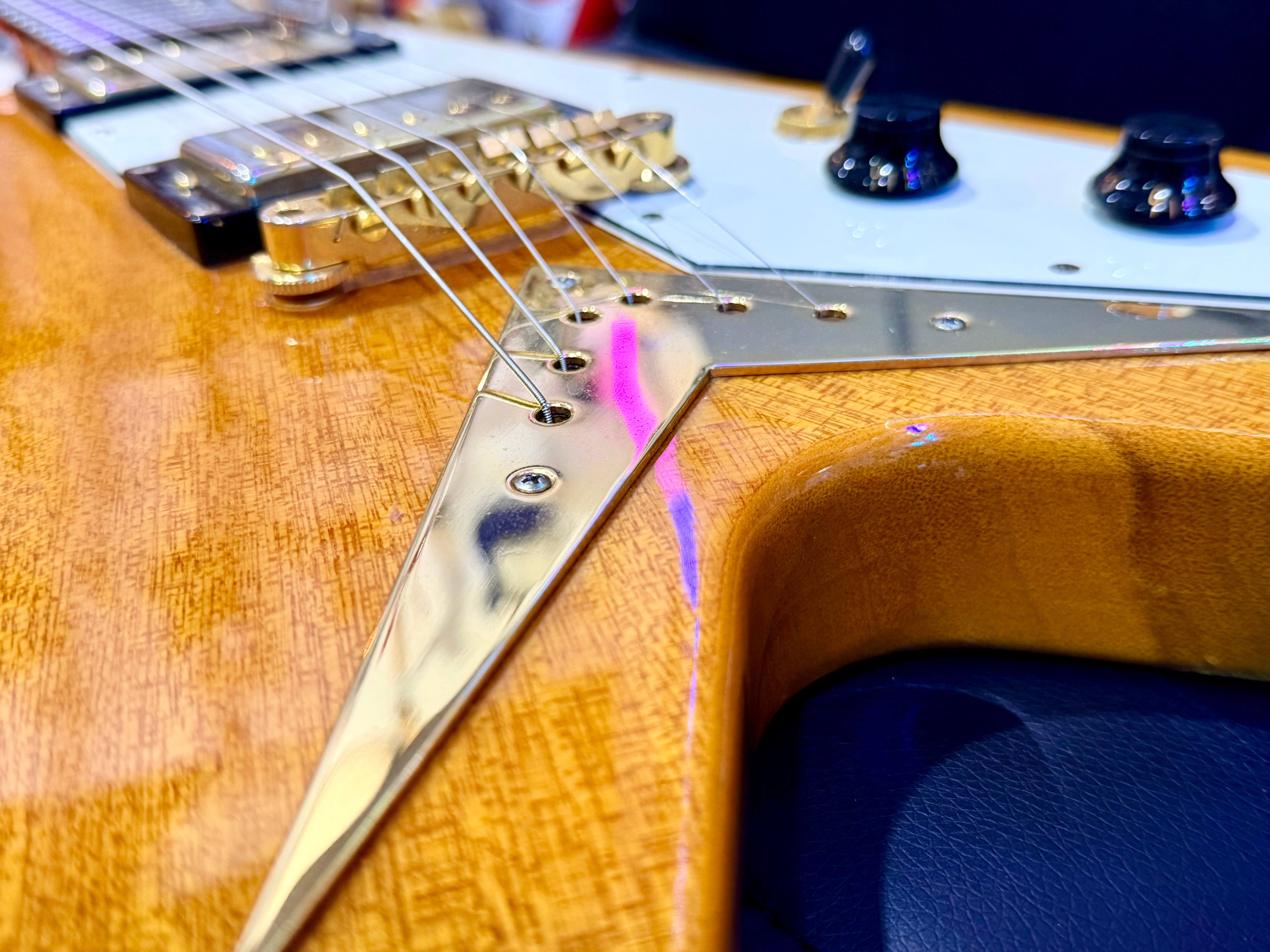 🔥2003 RARE🔥 Epiphone Korina Flying V ’58 Reissue~ Unsung Korea + Flight Case!