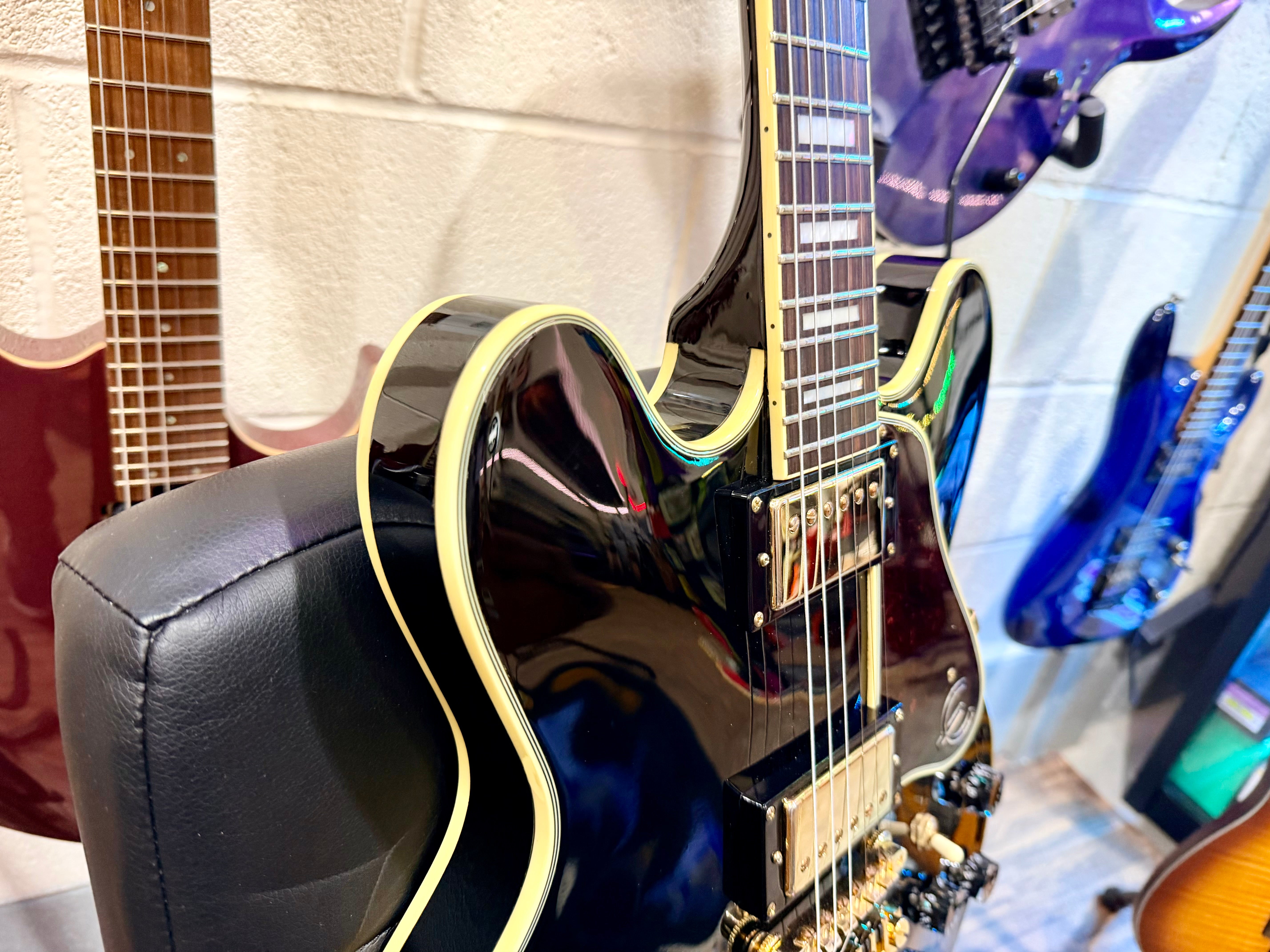 🔥2011🔥 Epiphone B.B. King Lucille Guitar~ Ebony Black~ Semi-Hollowbody!