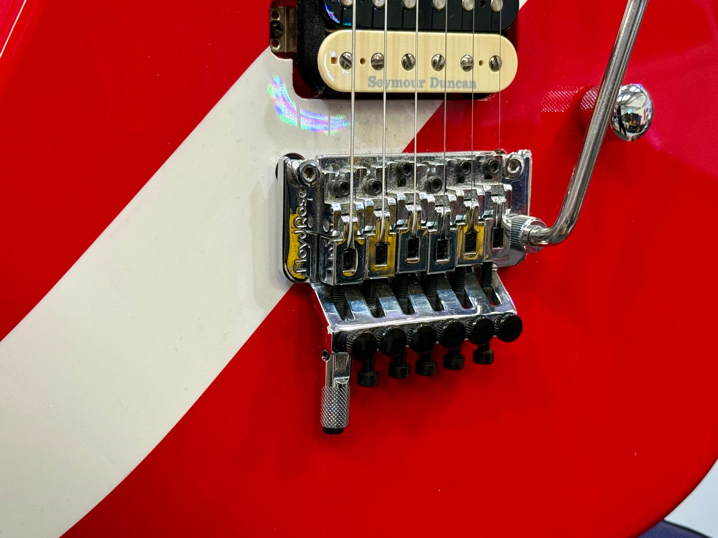 🔥RARE🔥 Kramer The 84 1984 Van Halen~ Diver Down Custom Ltd Edition~EVH D Tuna!