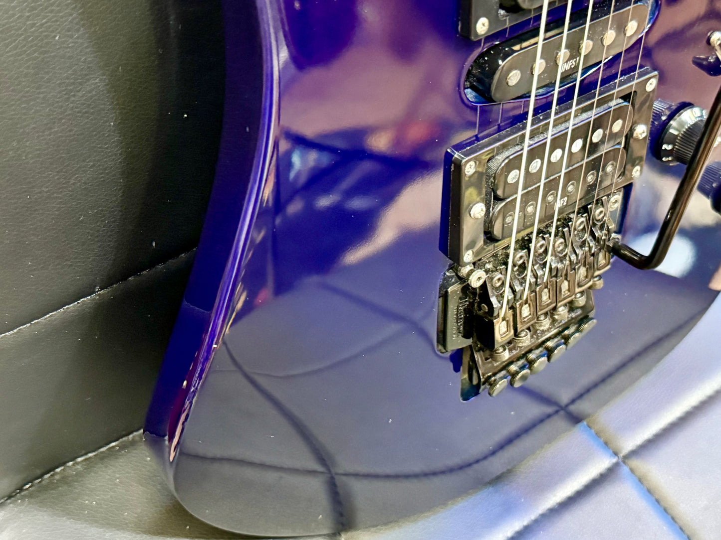 🔥1994 KOREA🔥 Ibanez RG470 JB Superstrat~ Jewel Blue~ Rosewood & Locking Trem!