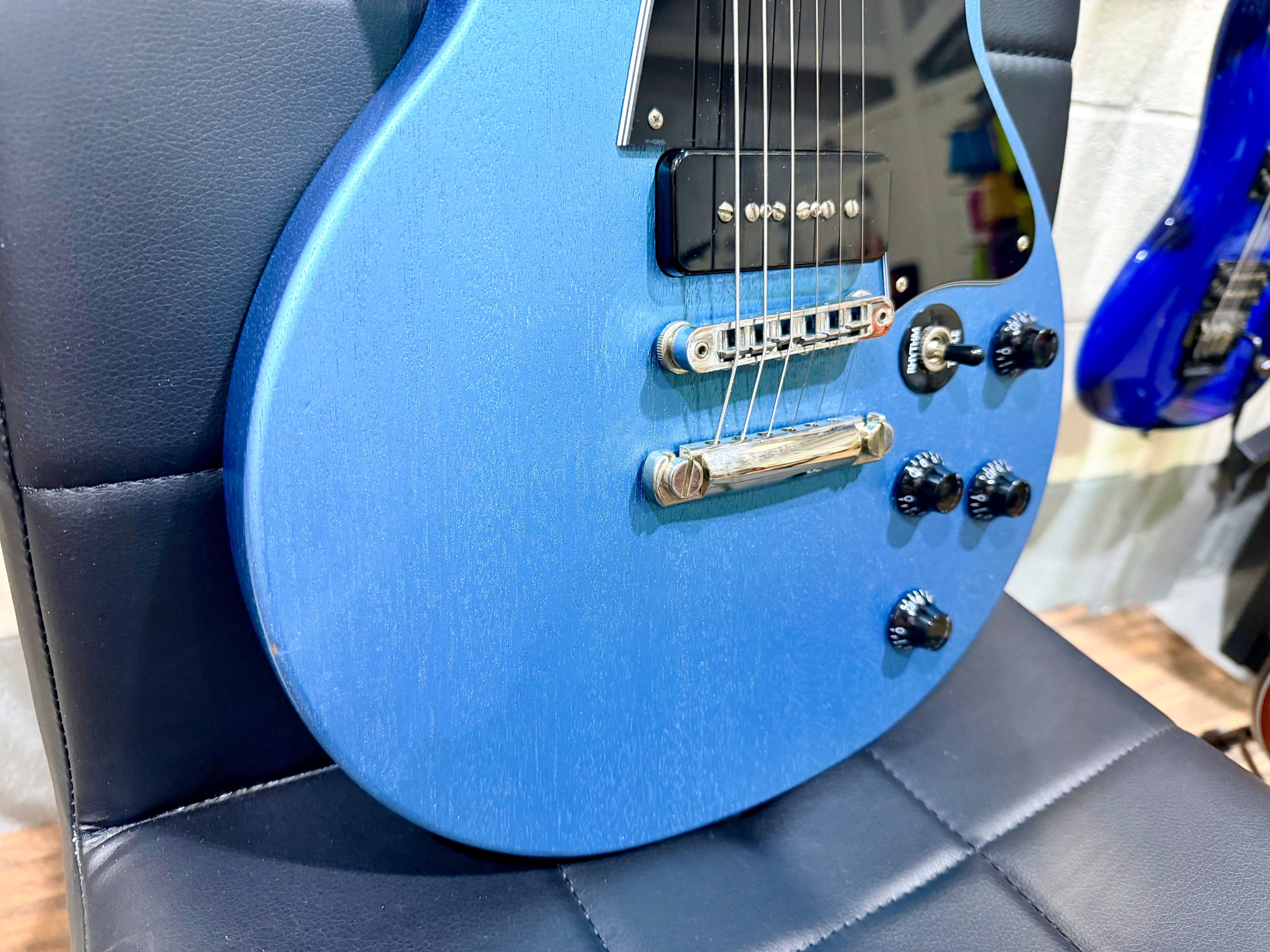 π Gibson Artist Series~ Rick Beato DC Les Paul Special Double-Cut~ Blue Mist π