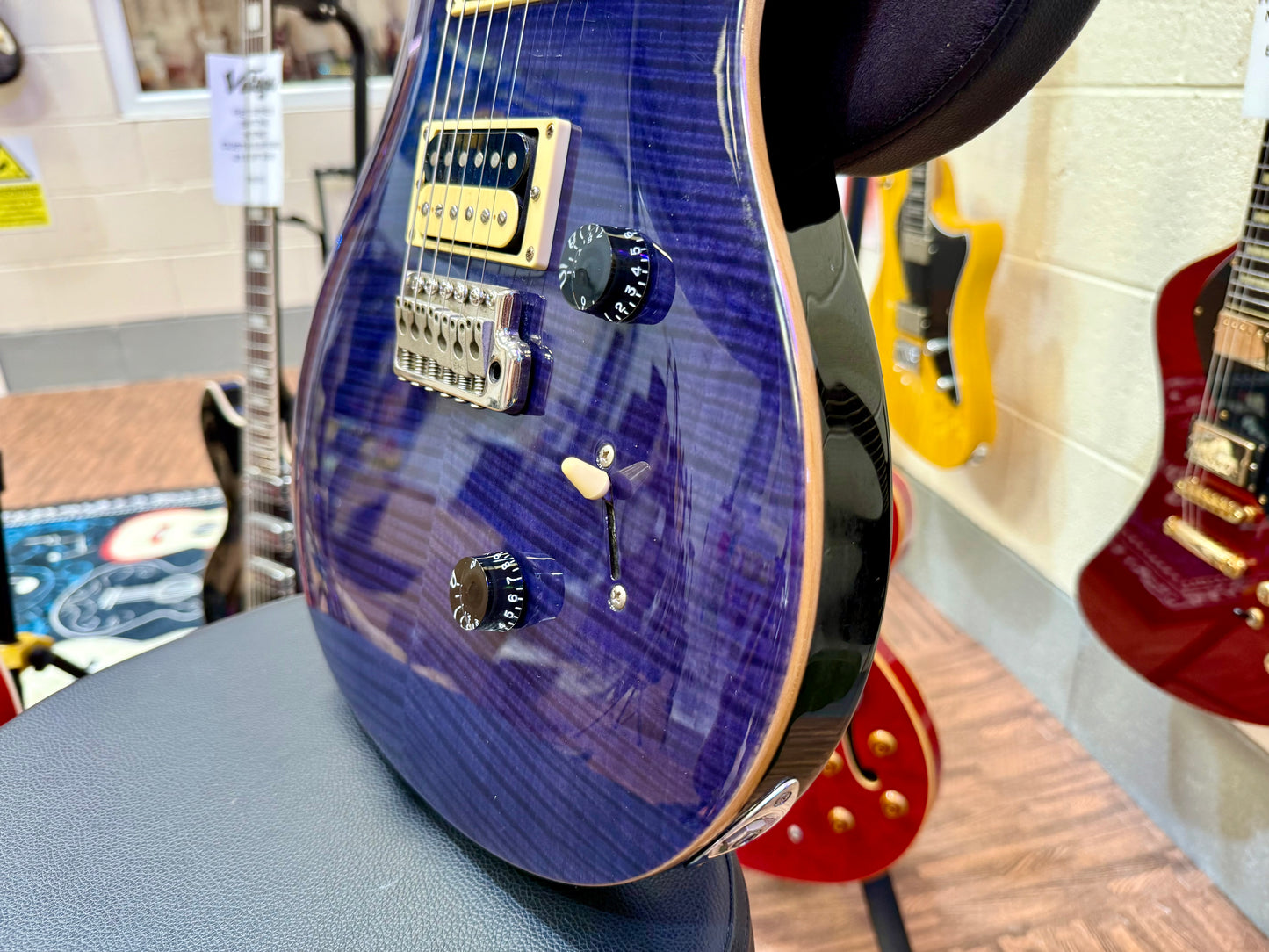 🌟2012 KOREA🌟 PRS SE Custom 24~ Whale Blue + Bird Inlays~ Stunning!
