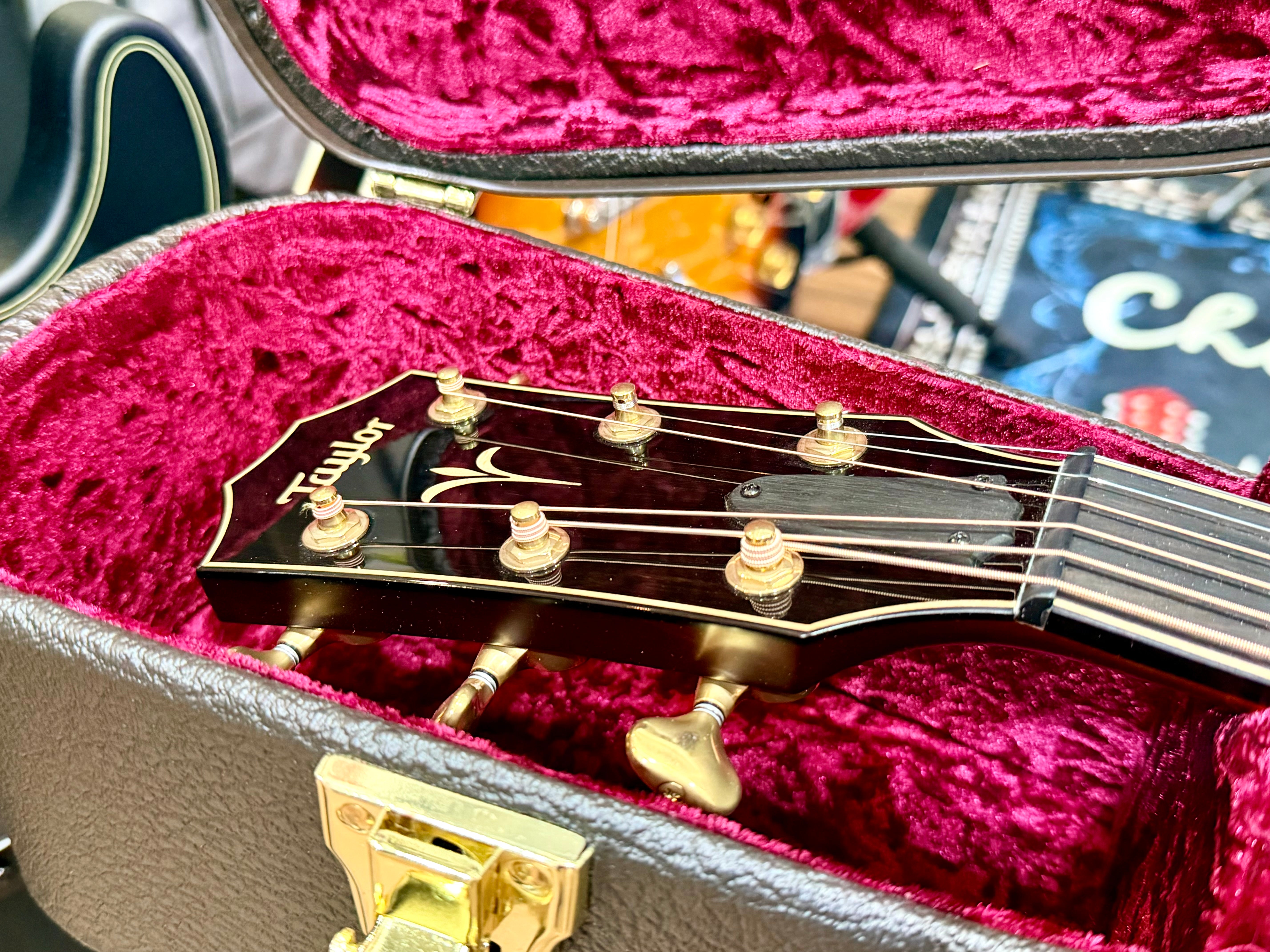 🔥HAWAIIAN KOA🔥 2022 Taylor K24ce~ V-Class~ Shaded Edgeburst~ USA + Hard Case!