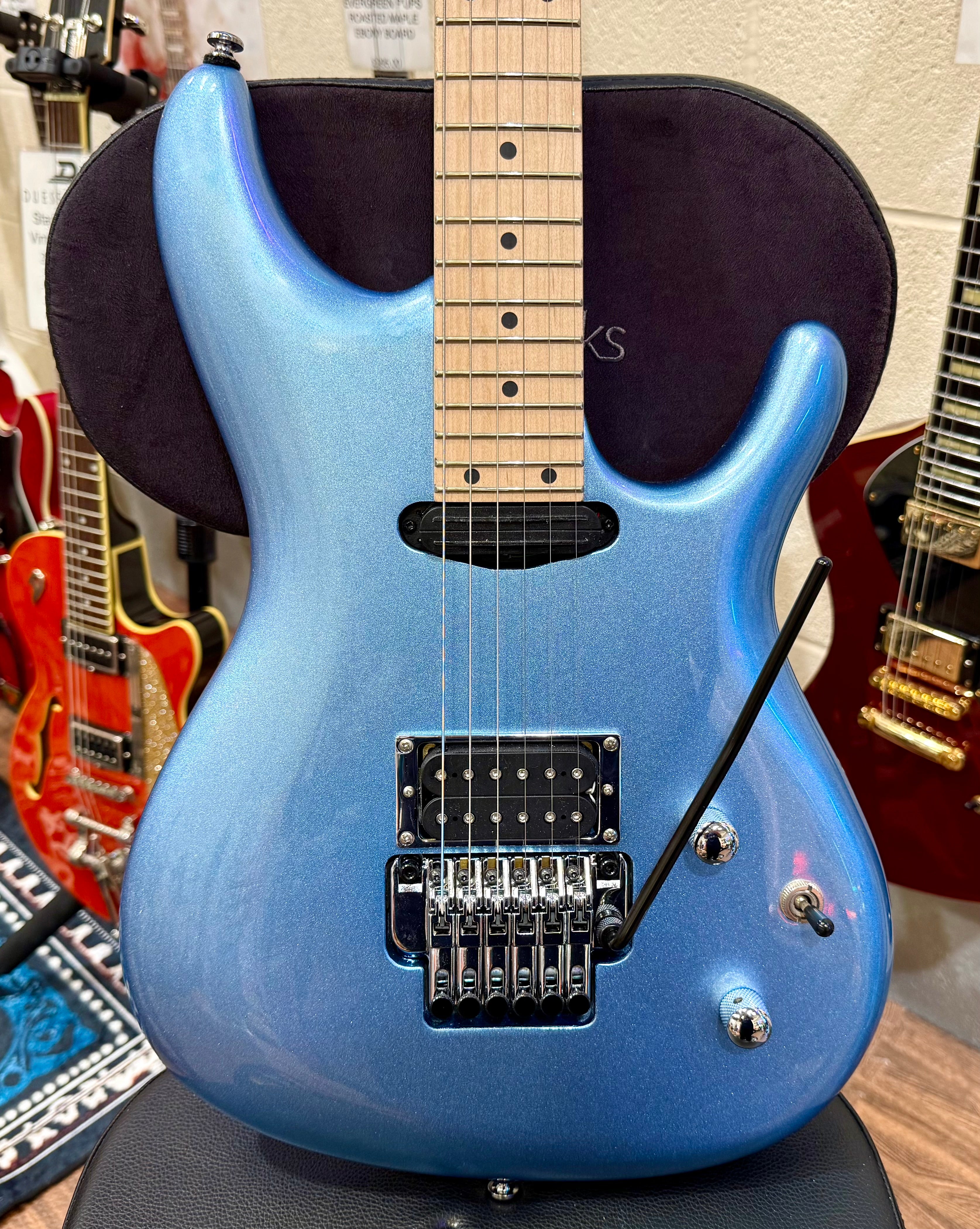 🔥MINT 2022🔥 Ibanez Signature JS140M Joe Satriani Soda Blue~ Edge Zero~ Ex-Demo