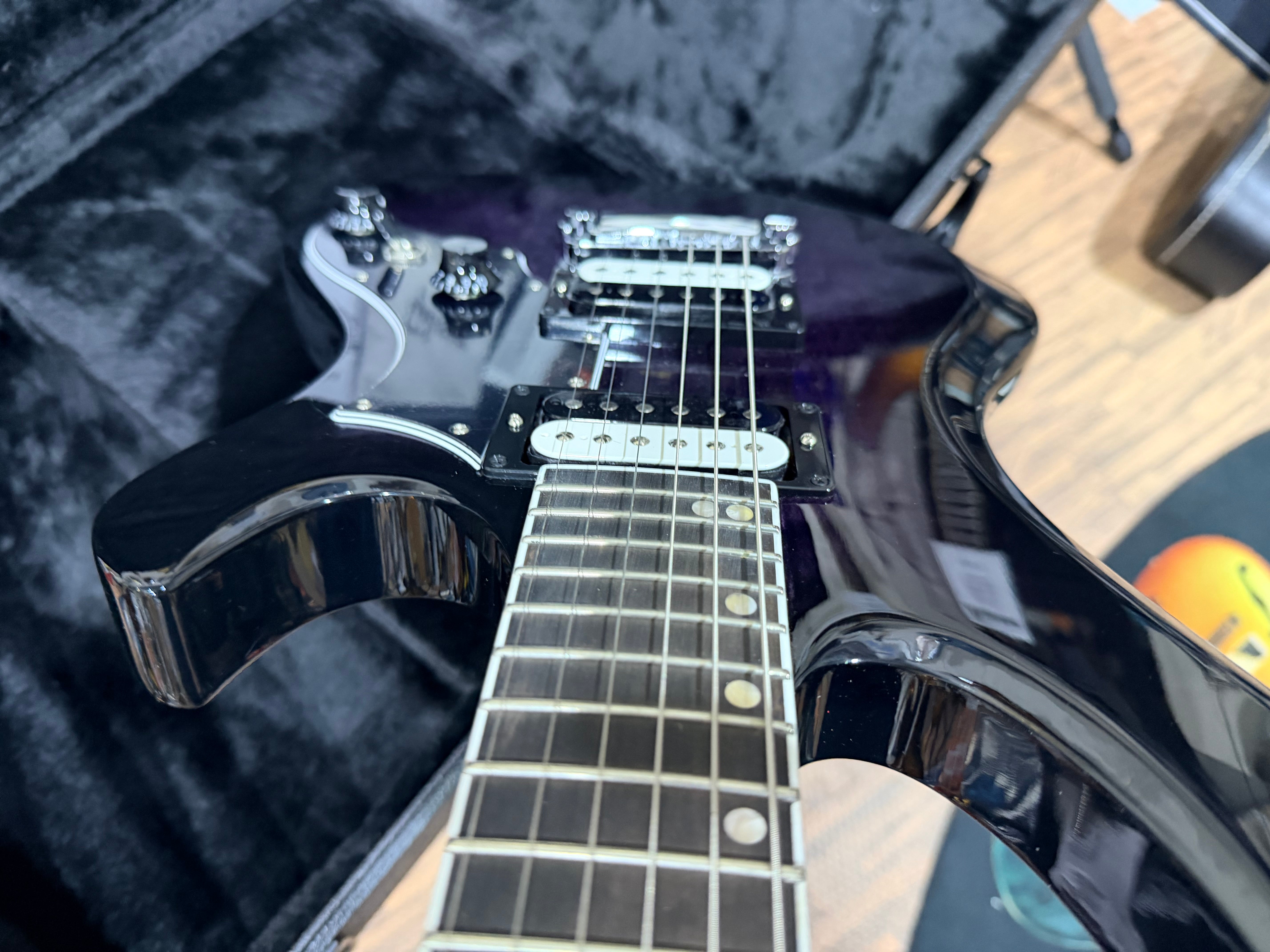 🔥NEW🔥 2025 Gibson Victory Figured Top~ Dark Purple Burst~ Hard Case & Docs!