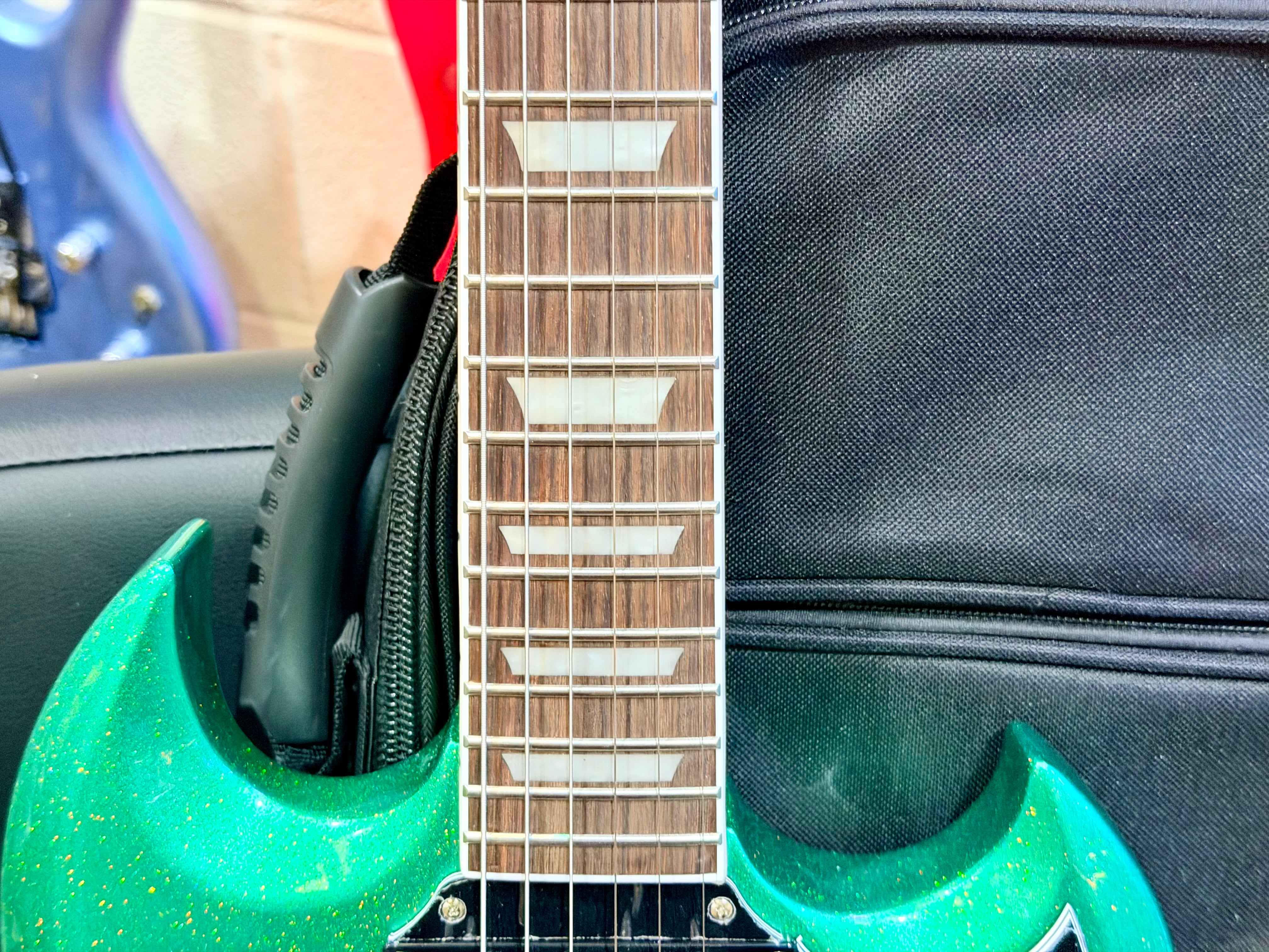 🔥2025 LTD🔥 Vintage VS6 30th Anniversary Model~ Green Metalflake~ Vibrola + Bag