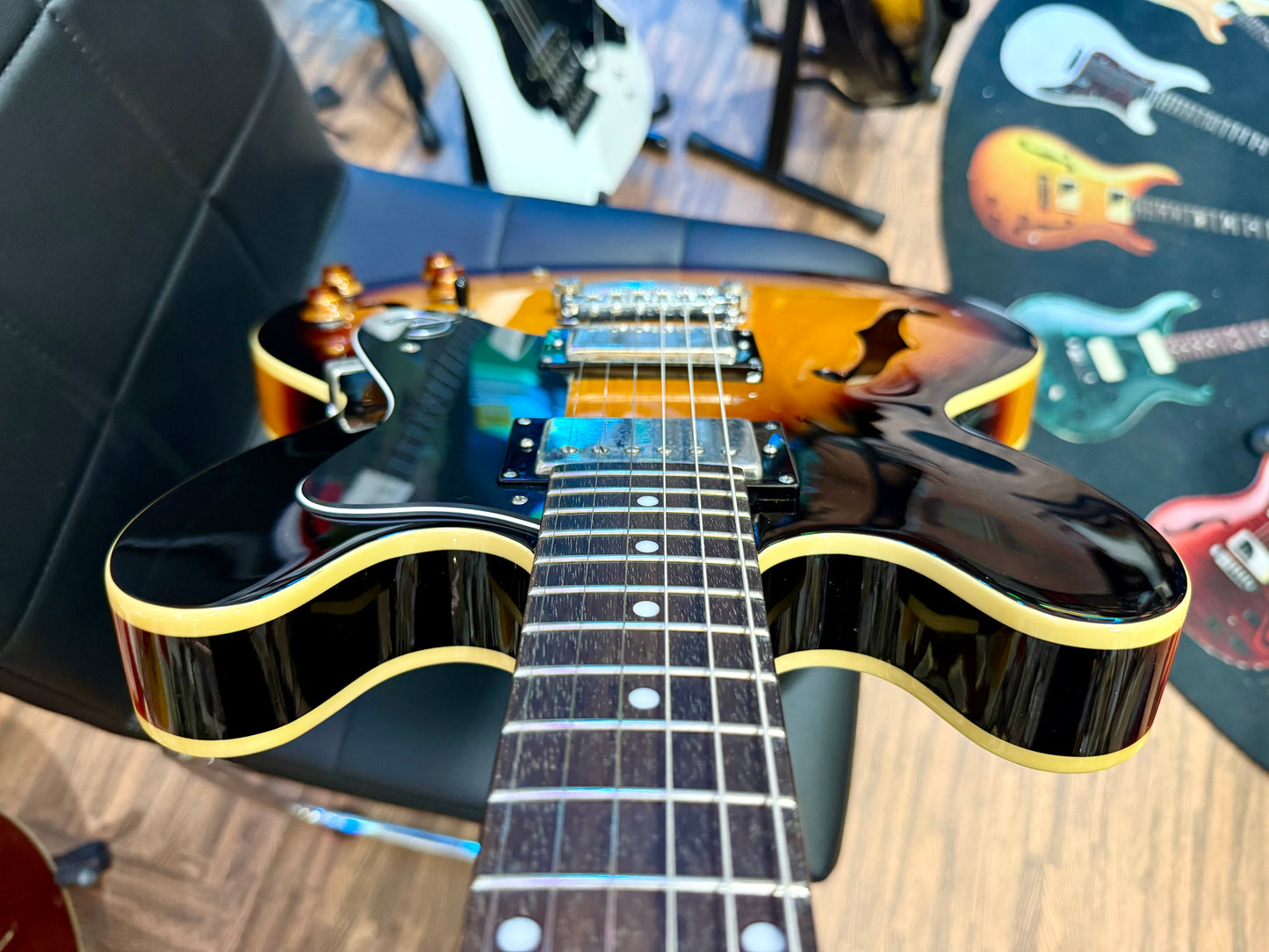 🌟2016🌟 Epiphone ES-335 Dot VS~ Vintage Sunburst Hollow-Body!