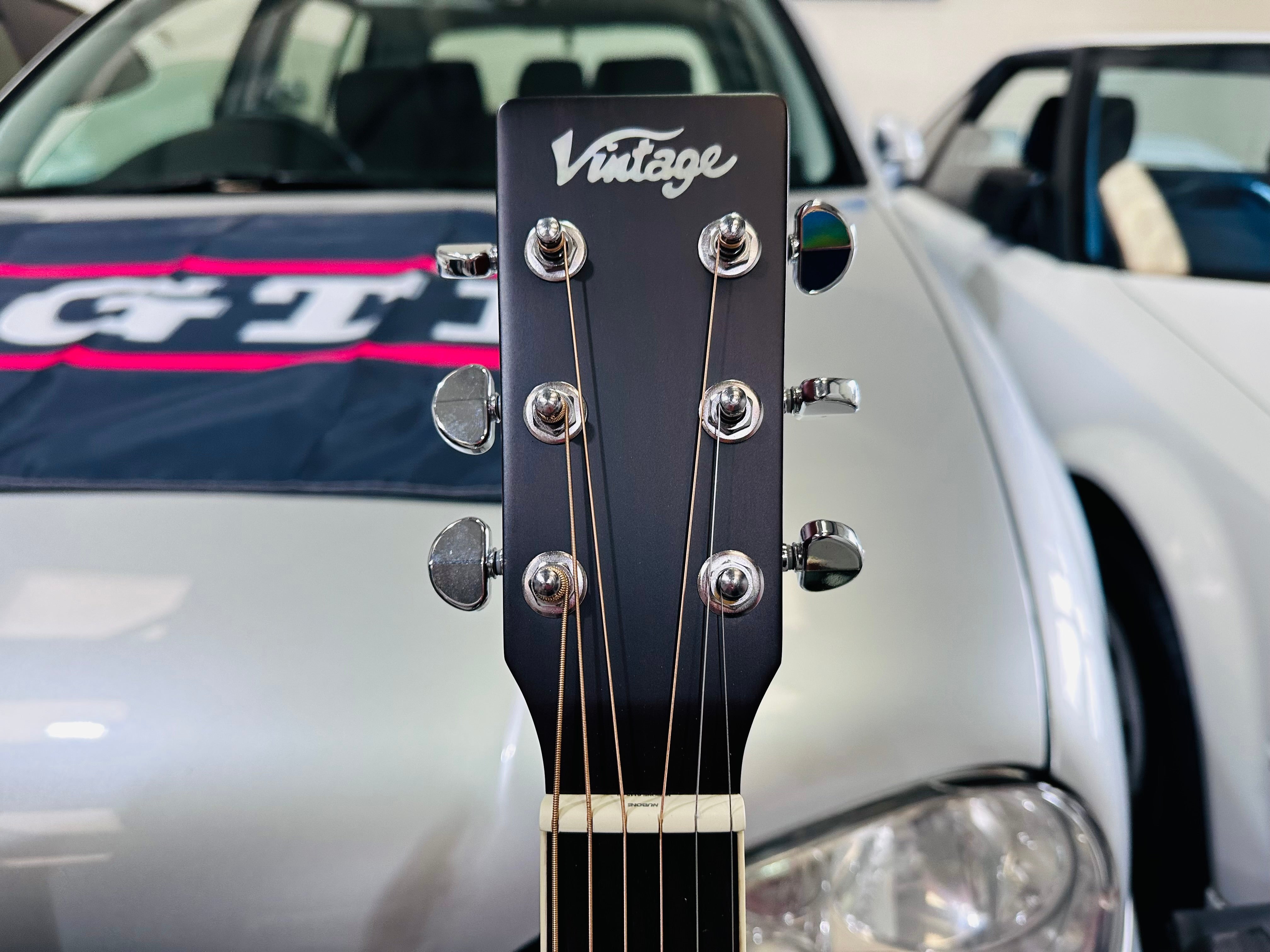 🌟NEW SPECIAL OFFER🌟 Vintage V300 Acoustic Folk Guitar Outfit~Full Starter Pack