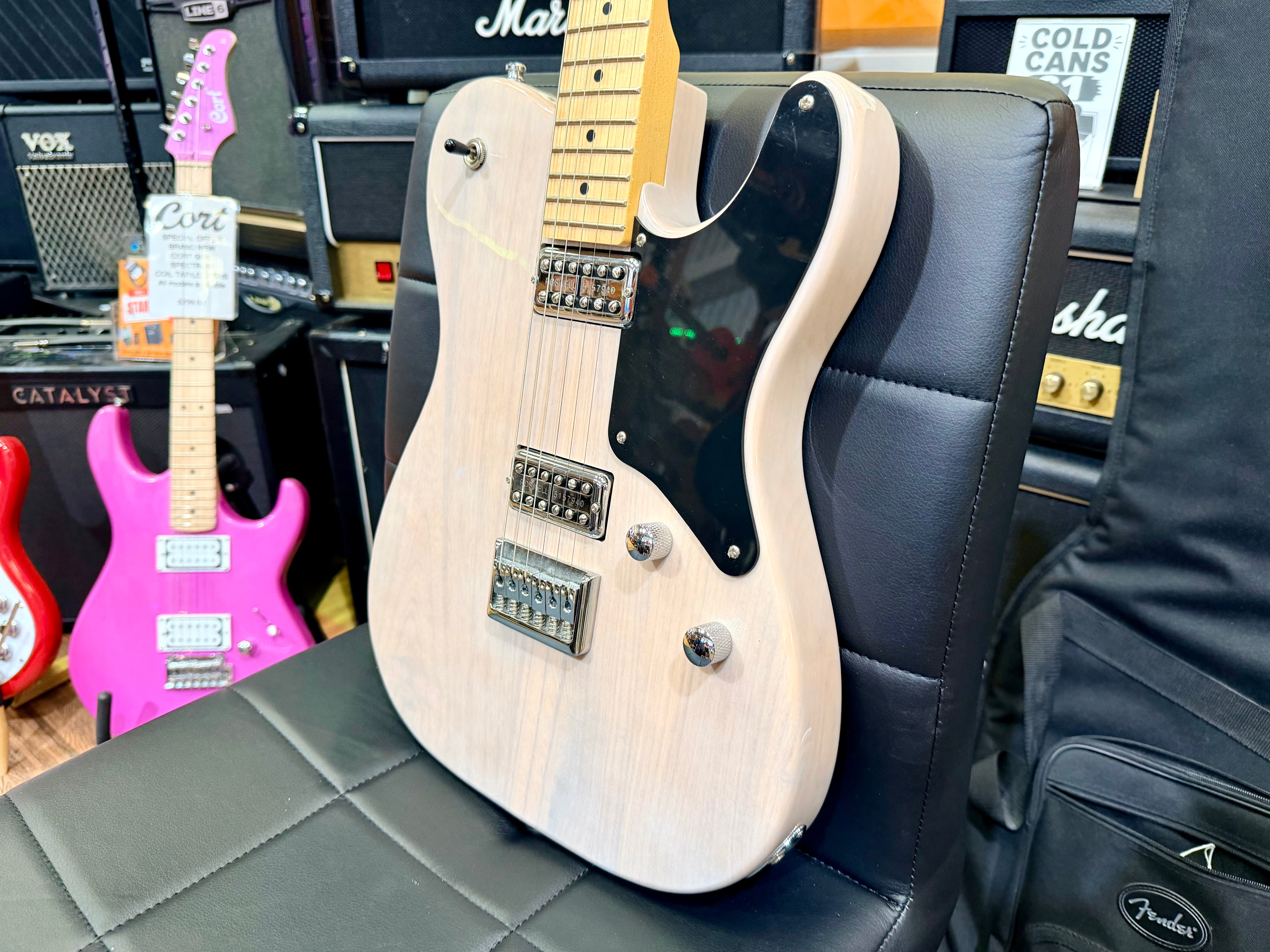 ✨ Harley Benton TE-90FLT VW Deluxe Series Vintage White~ Tele ‘Cabronita’ ✨