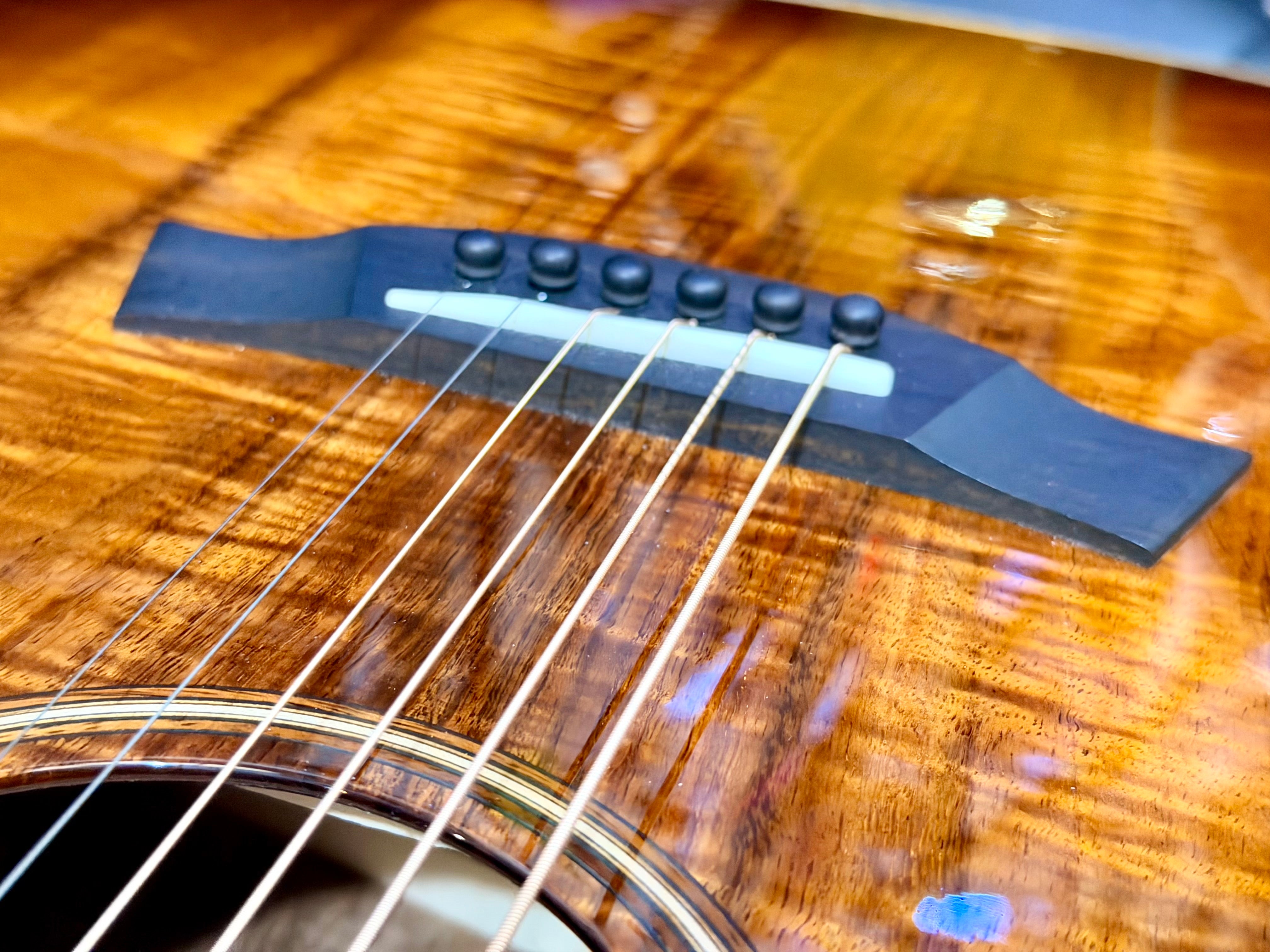 🔥HAWAIIAN KOA🔥 2022 Taylor K24ce~ V-Class~ Shaded Edgeburst~ USA + Hard Case!