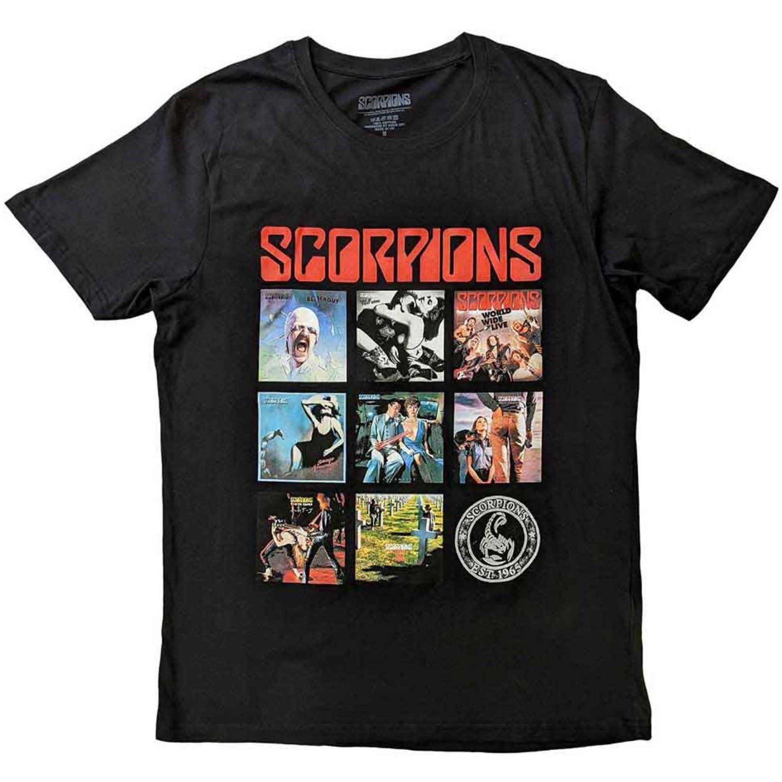 Scorpions Remastered Album Unisex T-Shirt~ Official Licensed Unisex Band Merchandise FREE POST