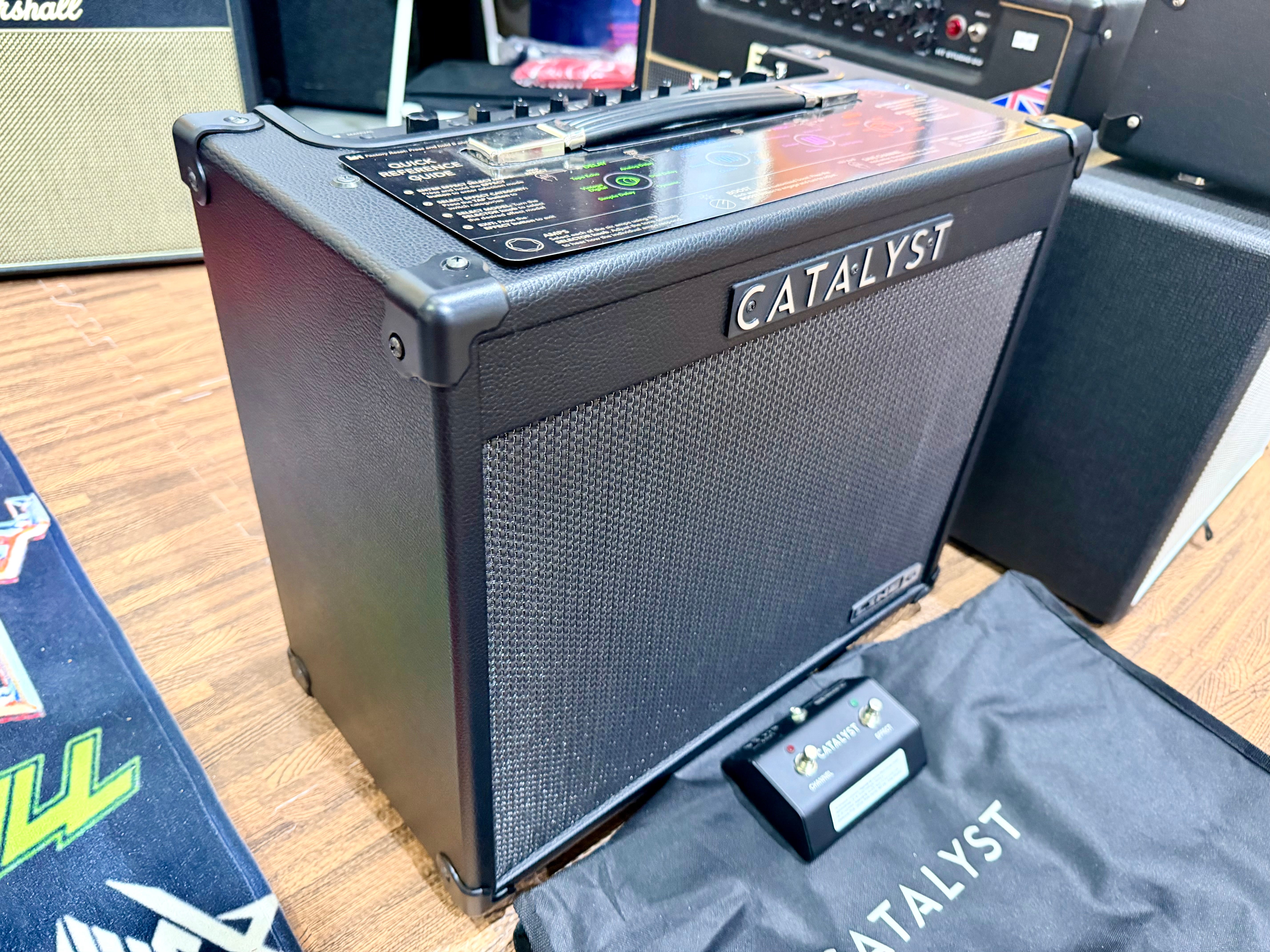 🔥EX-DEMO🔥 Line 6 Catalyst 60 Electric Guitar Combo Amp~ Footswitch & Cover!