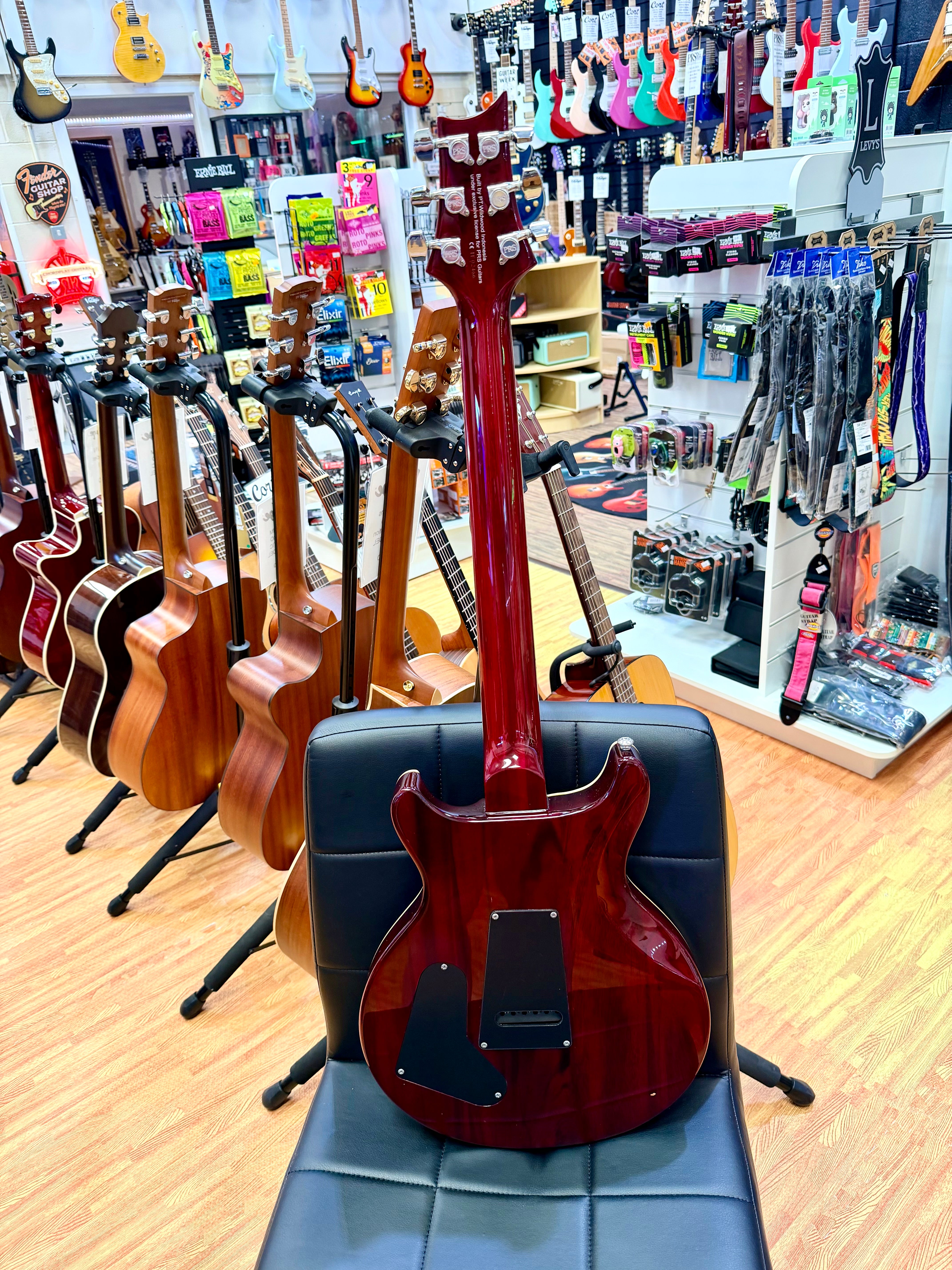 π₯2018π₯ PRS SE Santana Signature Vintage Cherry~ Electric Guitar!