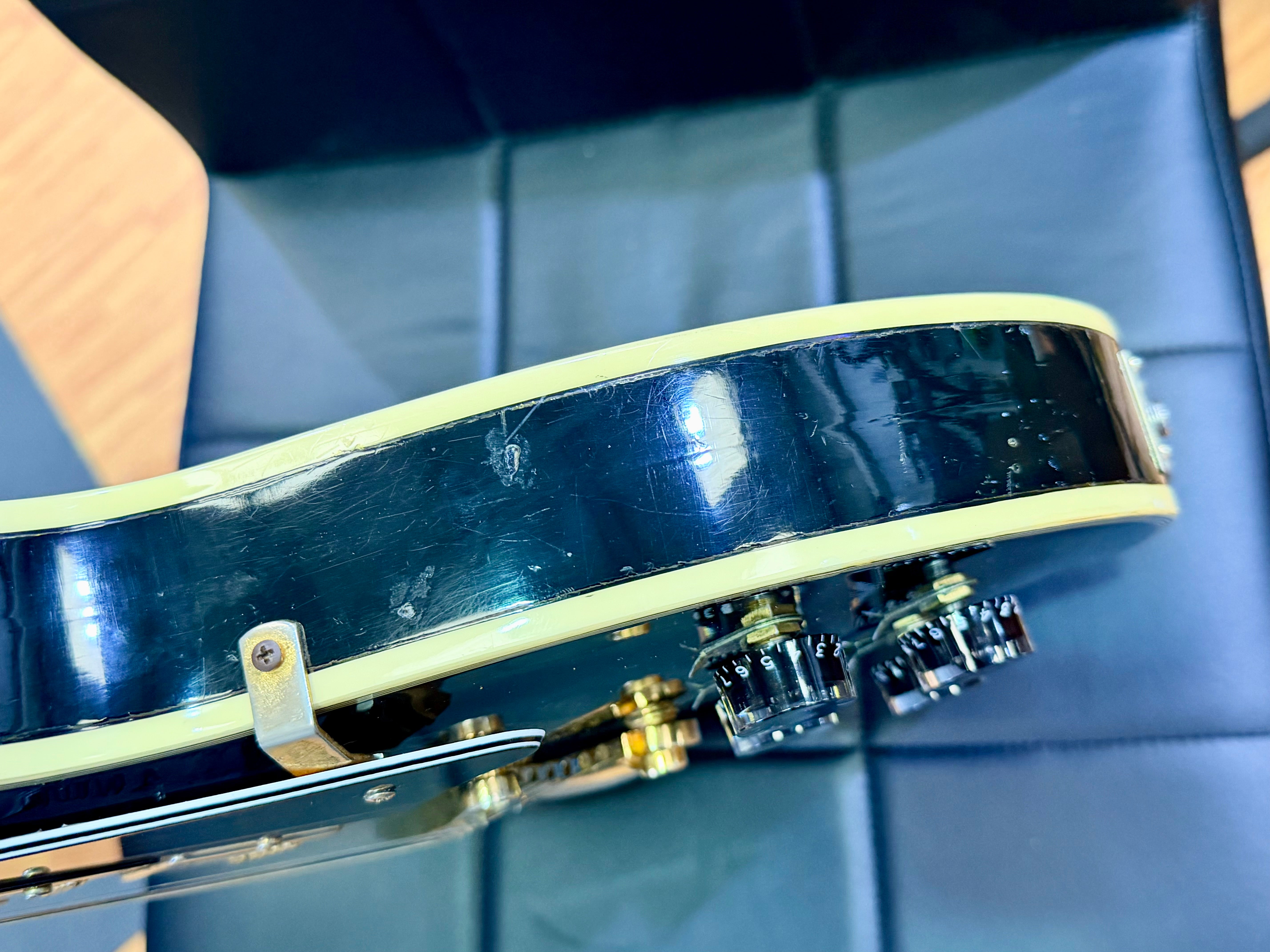 π―π΅ RARE π―π΅ 1970s Antoria Les Paul Custom~ Black Beauty 3 Pickup MIJ Japan!