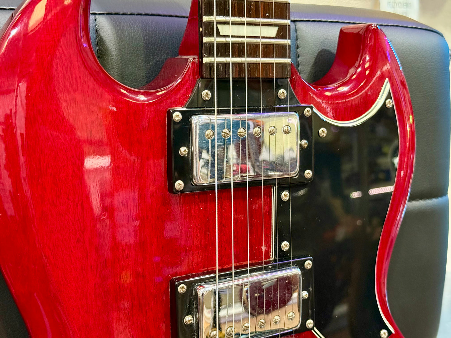 ๐ 2000 KOREA ๐ Epiphone SG G-400 Standard~ Heritage Cherry Electric Guitar!