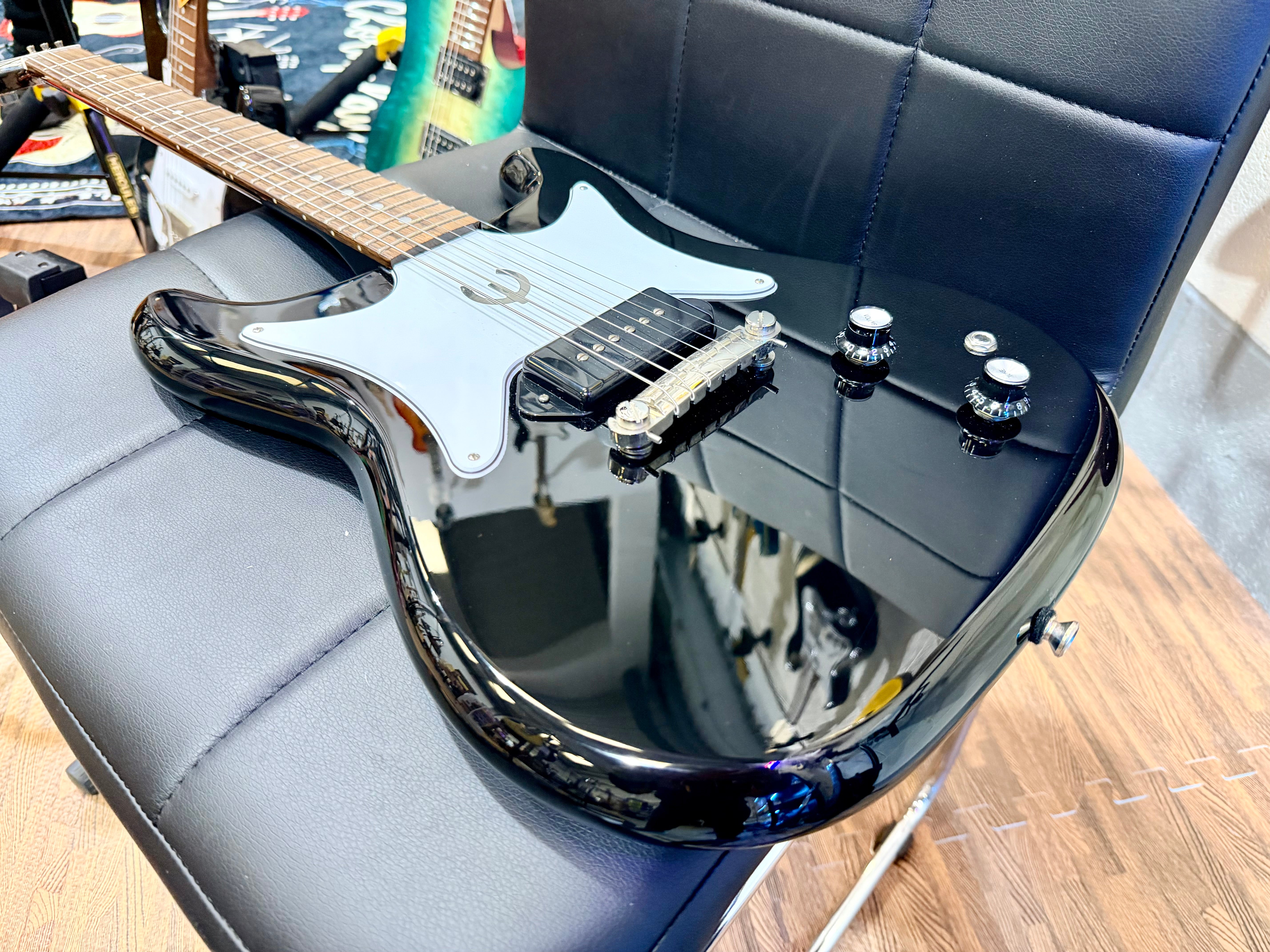 ✨2024✨ Epiphone Coronet~ Ebony Electric Guitar~ P90~ Cherished Condition!