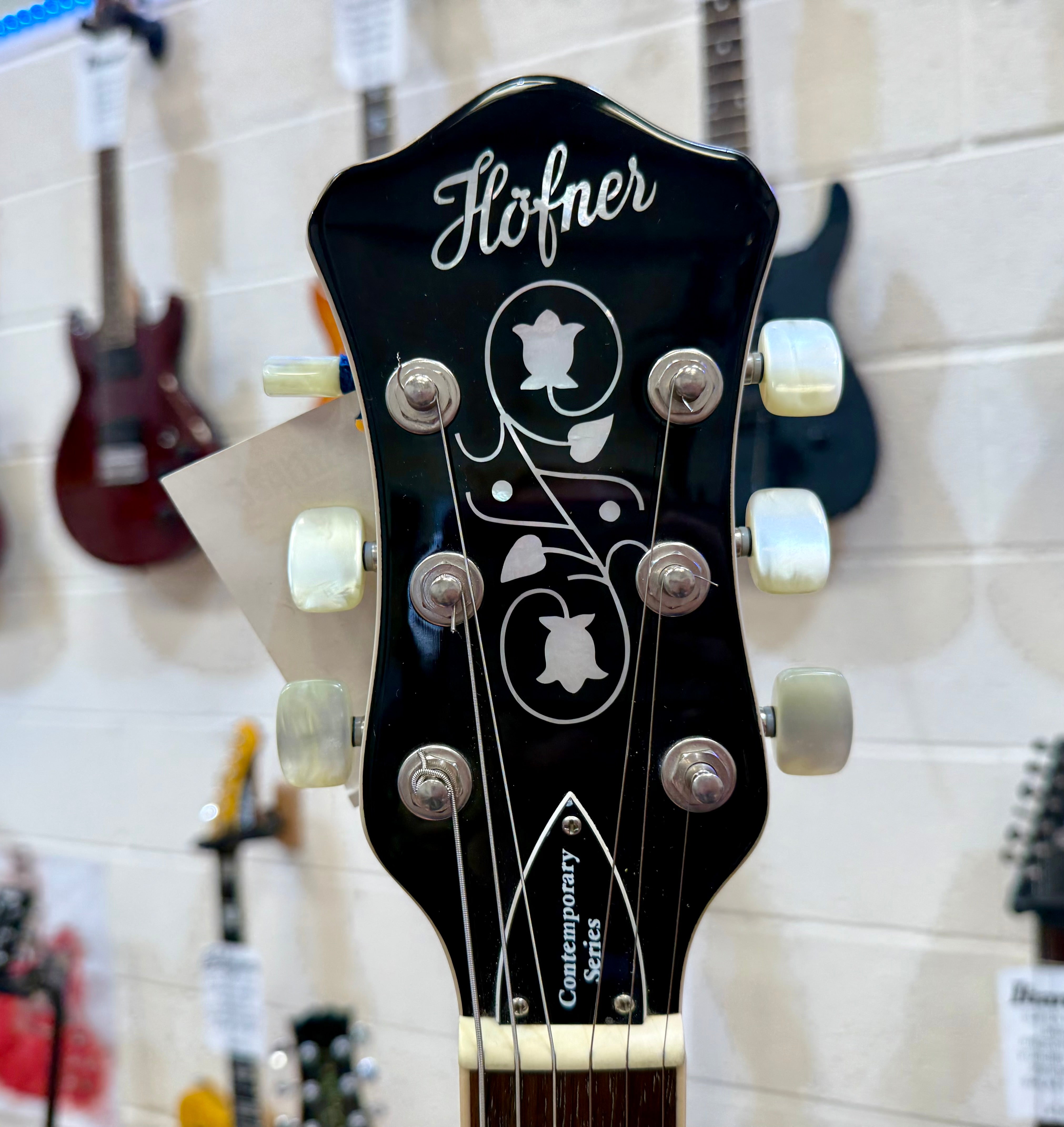 🌟2021🌟 Hofner Verythin HCT Standard~ Black Hollow-body~ Contemporary Series!