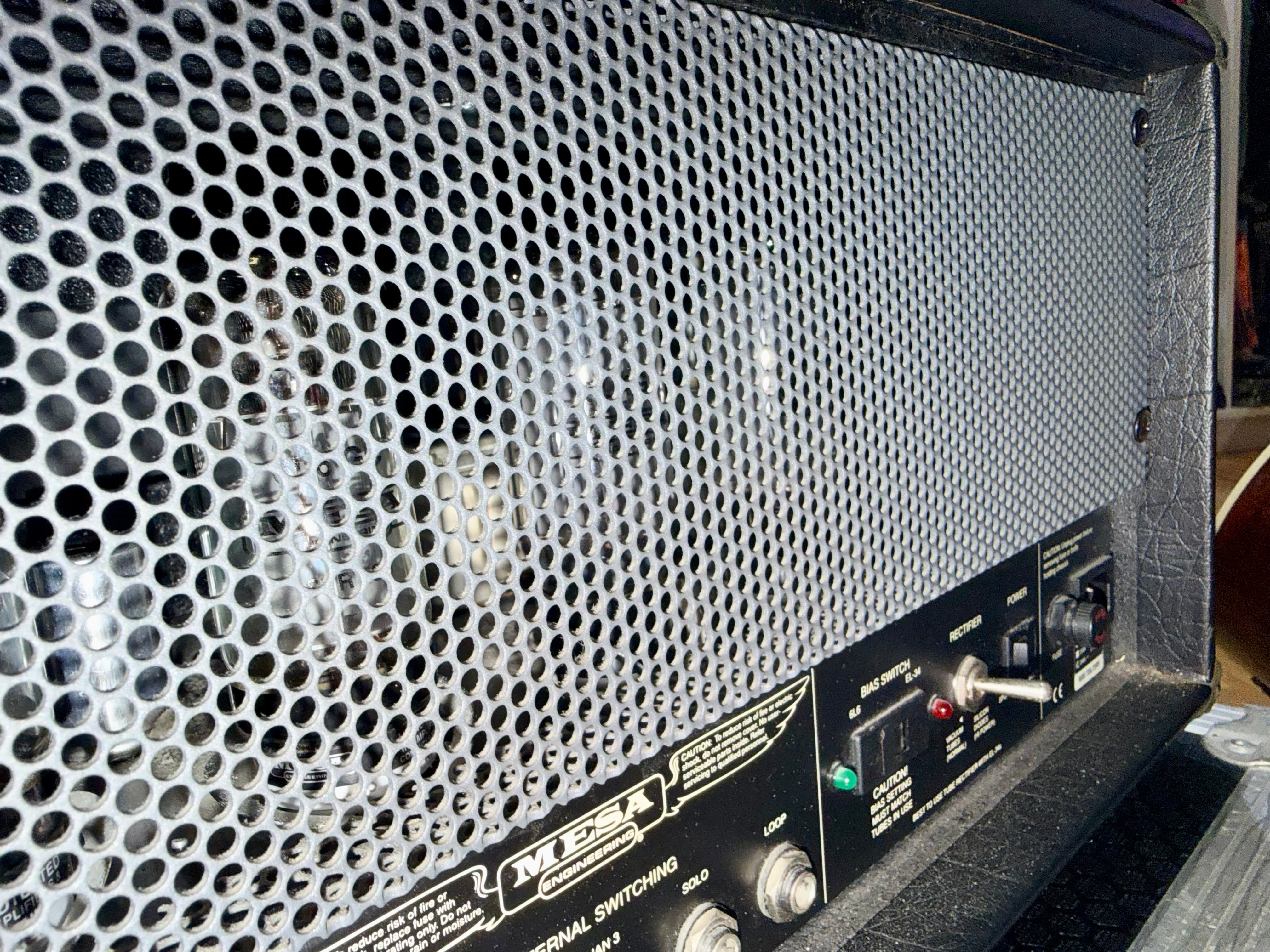 🔥 Mesa Boogie Dual Rectifier Solo Head Amplifier 100W Valve Amp + Case 🔥