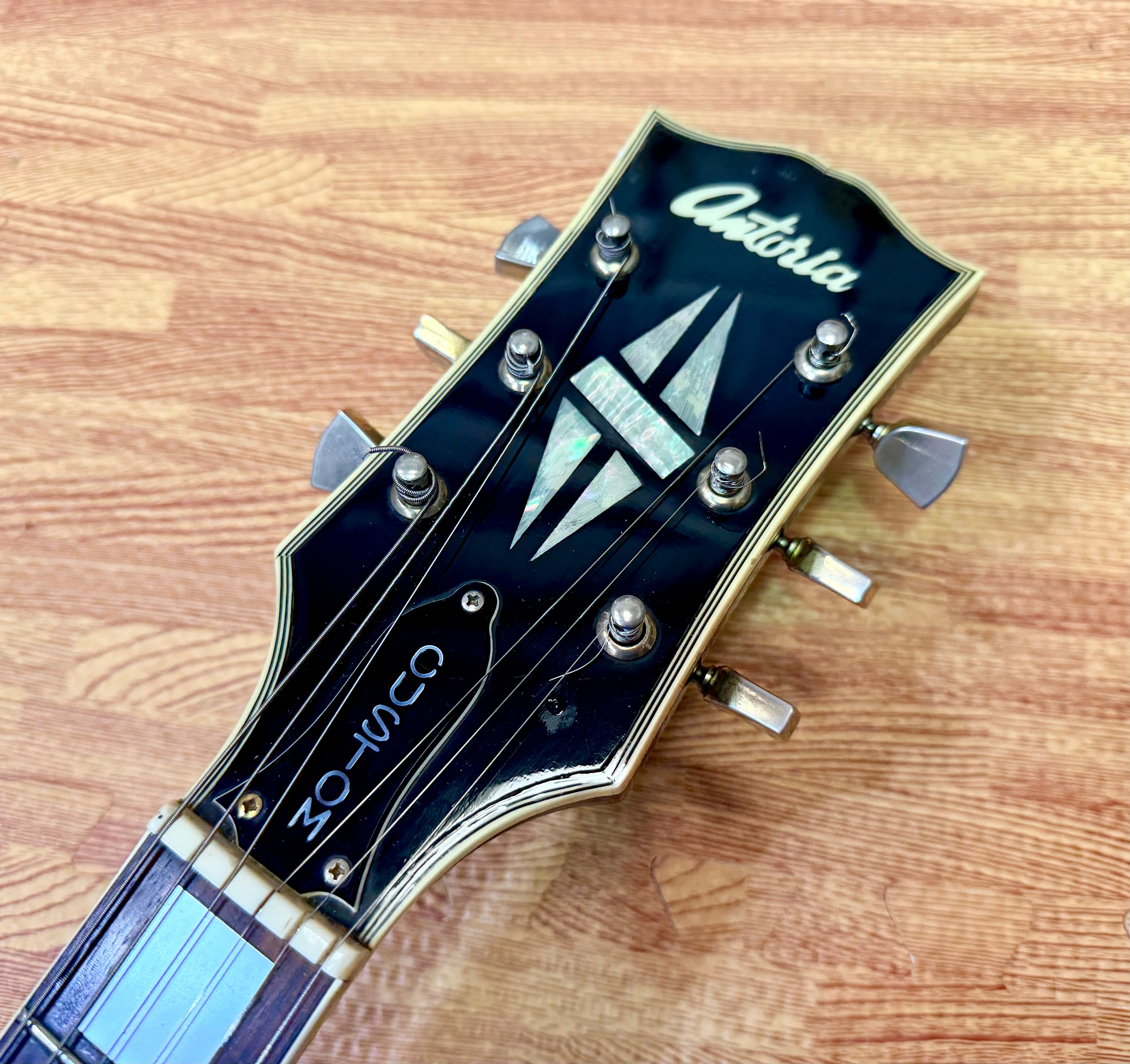 π―π΅ RARE π―π΅ 1970s Antoria Les Paul Custom~ Black Beauty 3 Pickup MIJ Japan!