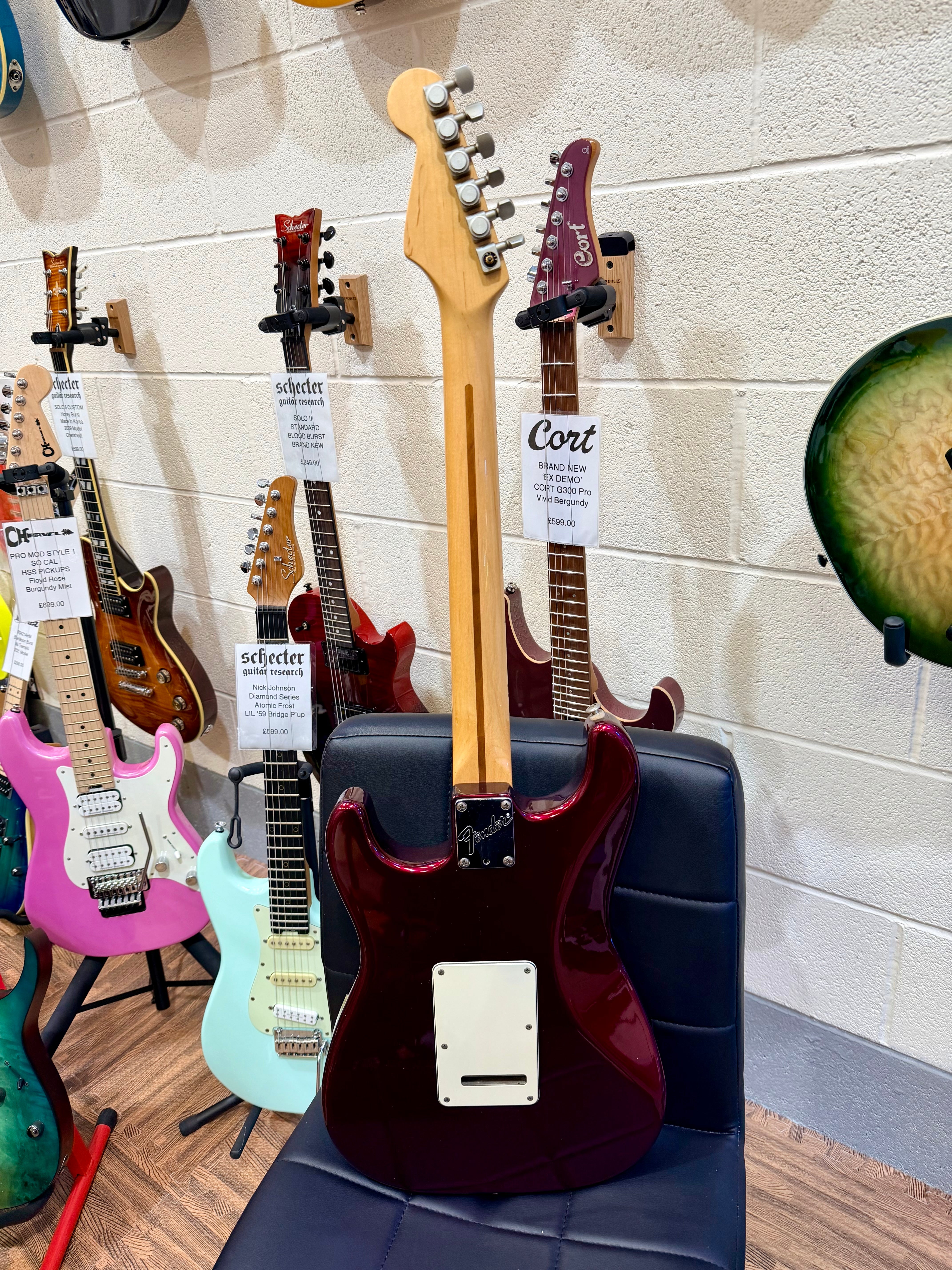 ✨1989 USA✨ Fender American Stratocaster Plus Deluxe~ Midnight Wine~ Lace Sensor