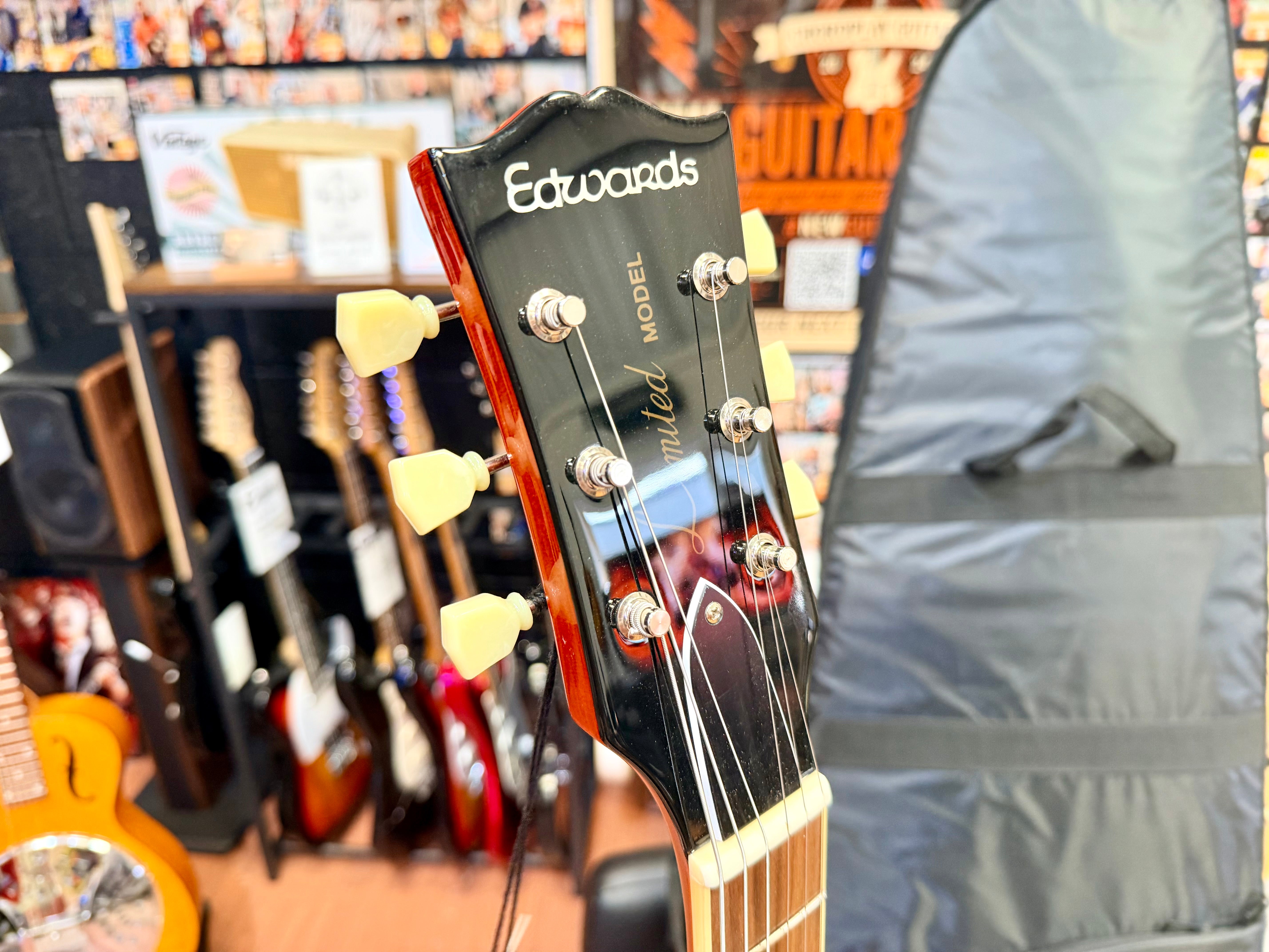 🇯🇵JAPAN🇯🇵 Edwards E-LP-125SD Honey Burst MIJ 2020~ Les Paul~ Seymour Duncan!