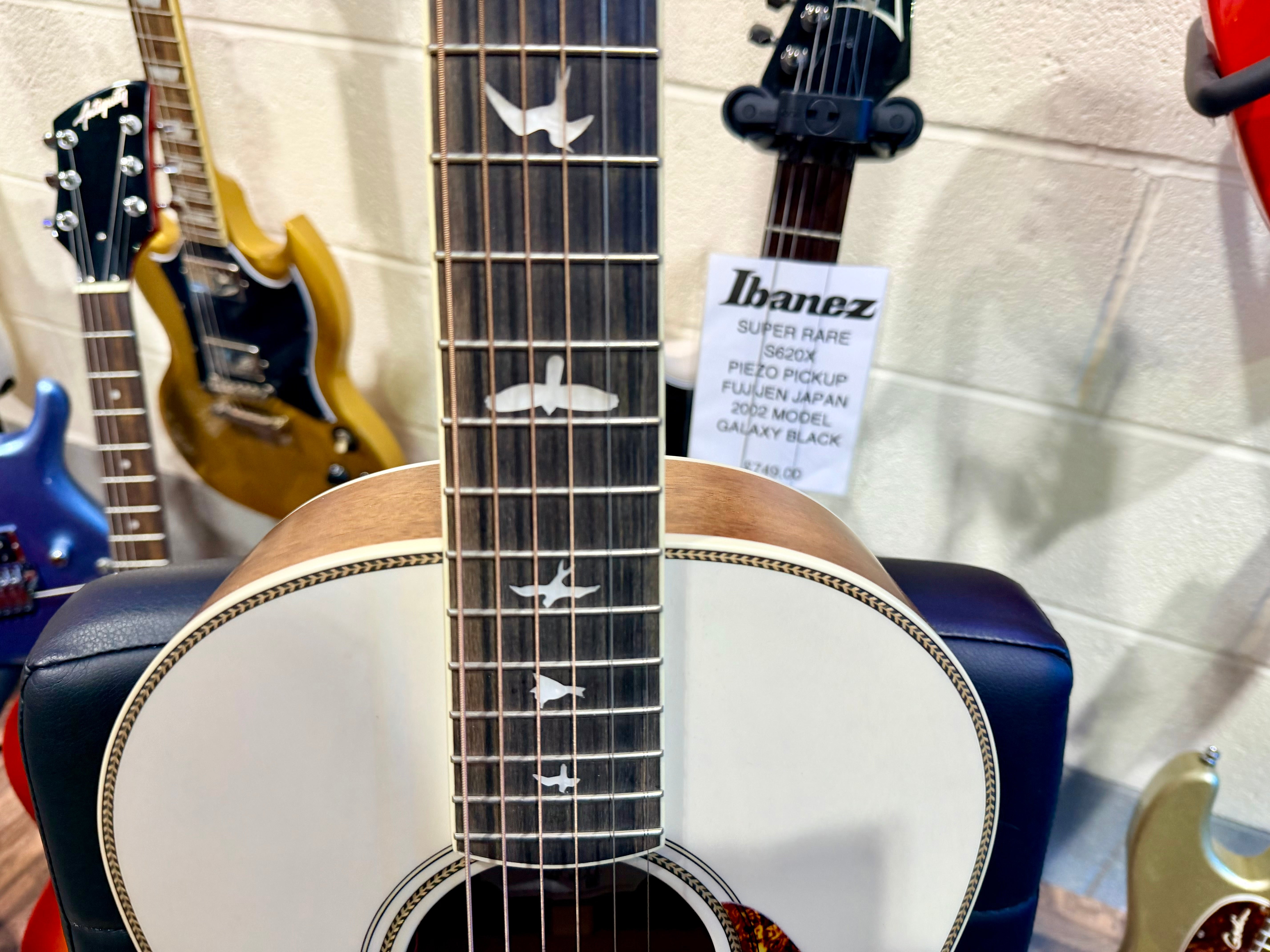 🌟2021🌟 PRS SE Tonare Parlour P20E Electro-Acoustic Guitar~ White + Gig Bag!