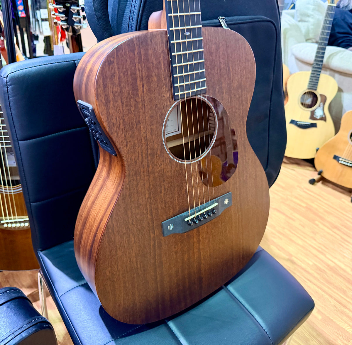 2024 Sigma S000M-15E All-Solid Mahogany Electro-Acoustic Guitar~ With Gig Bag
