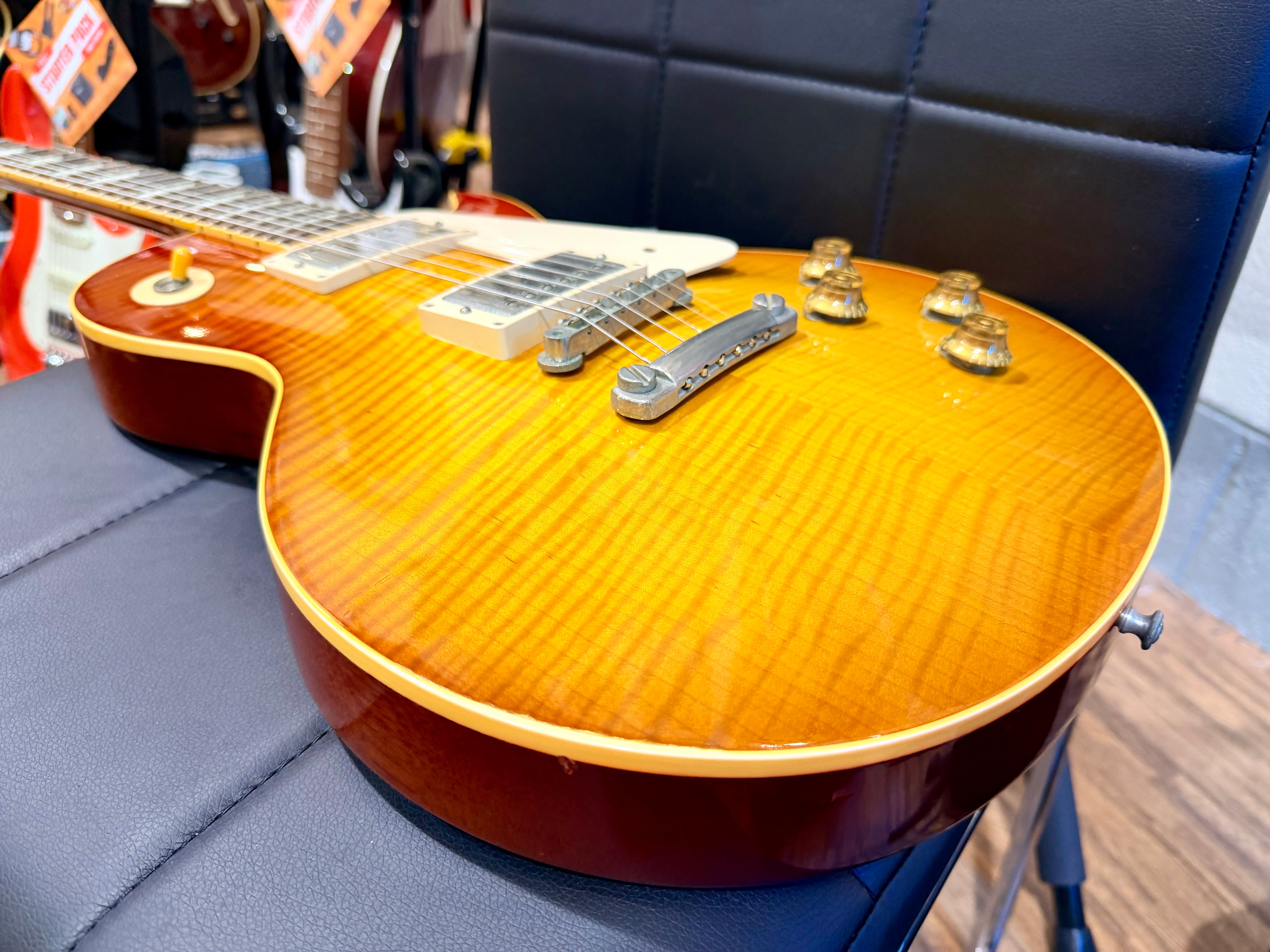 🔥YAMANO🔥 1999 Gibson Custom Shop 1959 Les Paul Historic Reissue~ Ice Tea Burst