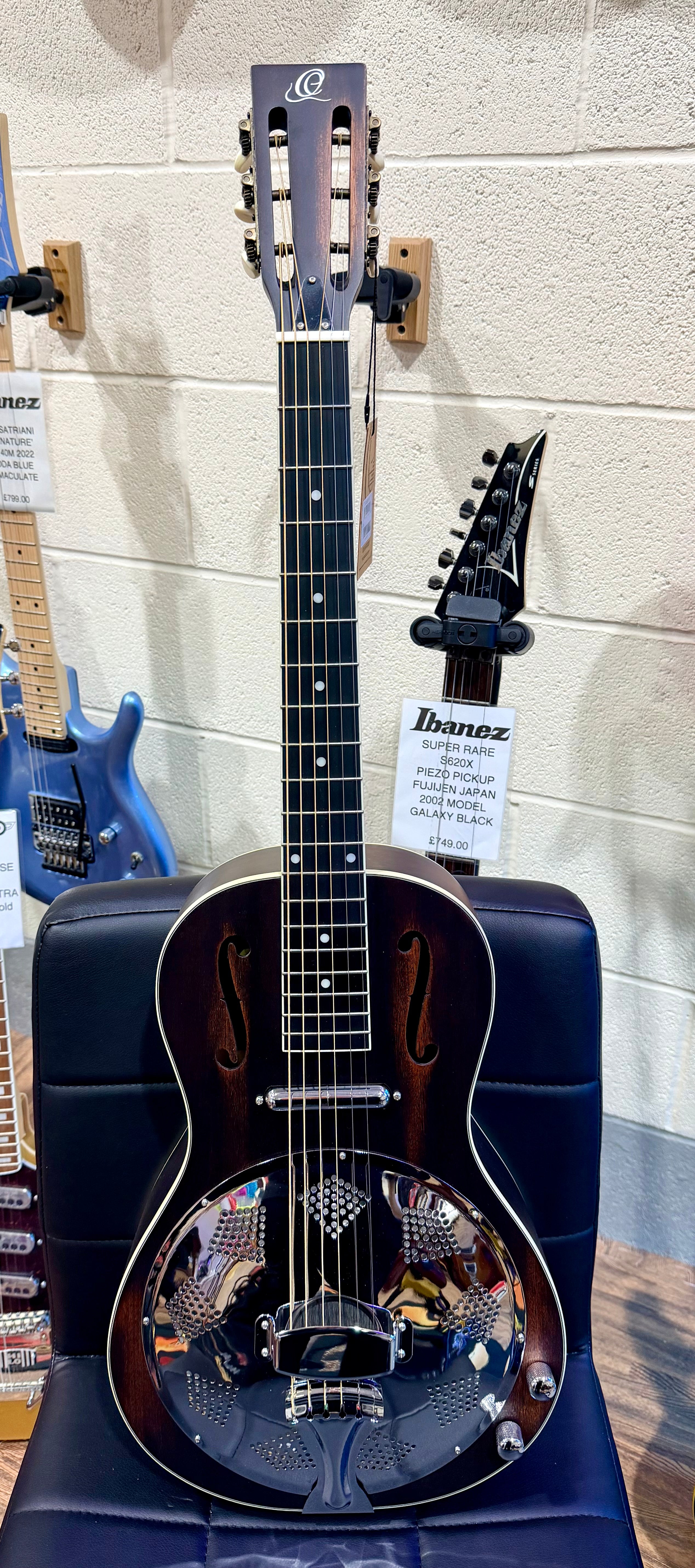 🥃 WHISKEY BURST 🥃 Ortega RRG30E-WB Resonator Guitar~ Electro-Acoustic~ NEW!