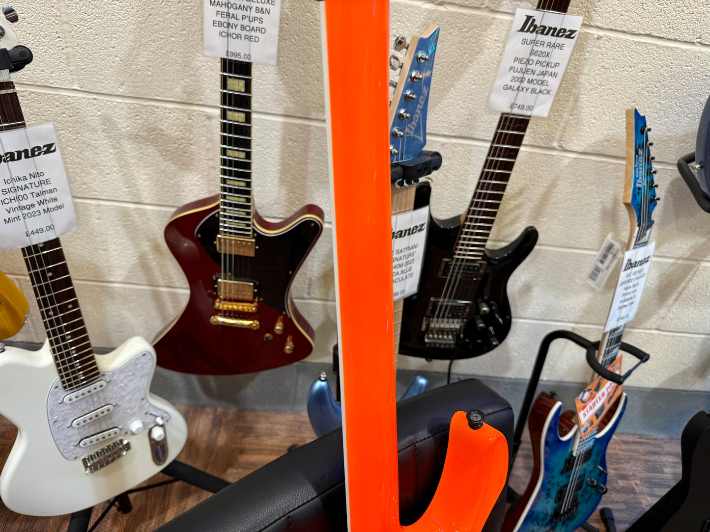 🔥NEON ORANGE🔥 Jackson X Series Soloist SL4X~ Neck Thru~ Floyd Rose~ 2019 Model