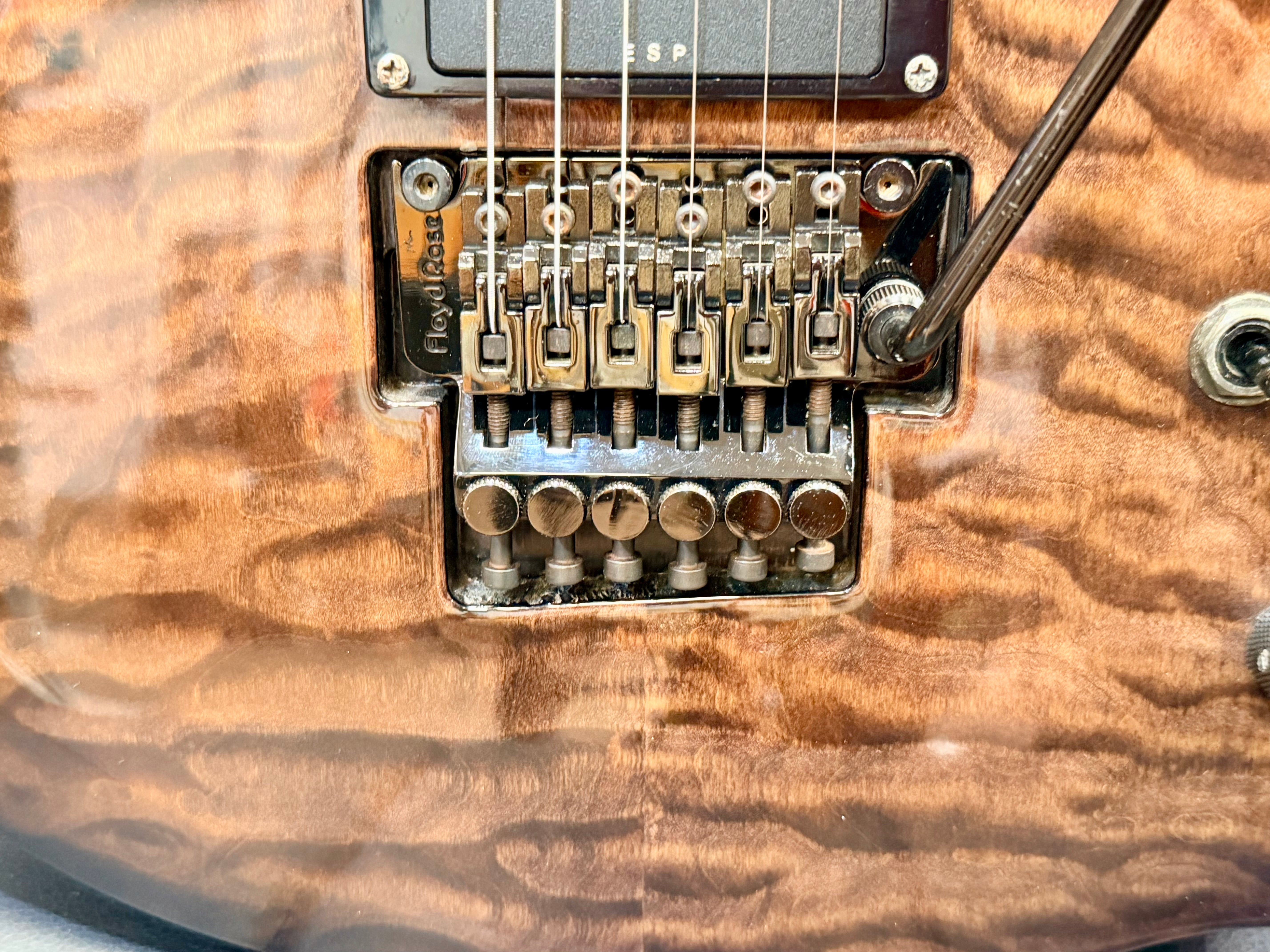 🔥00’s JAPAN🔥 ESP Edwards E-P-98A Pierrot Aiji Signature MIJ~ German Floyd Rose