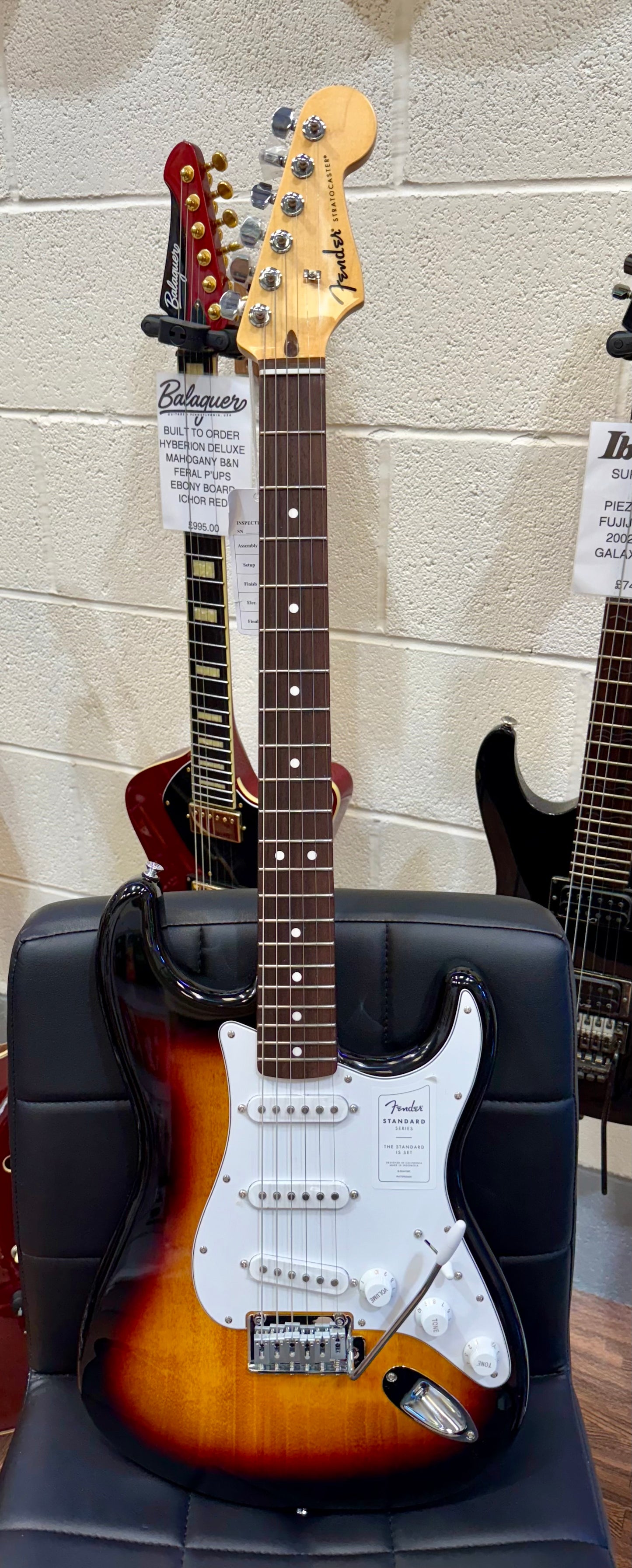 ☀️BRAND NEW☀️ Fender Standard Series Stratocaster~ 3 Tone Sunburst~ Indonesian!