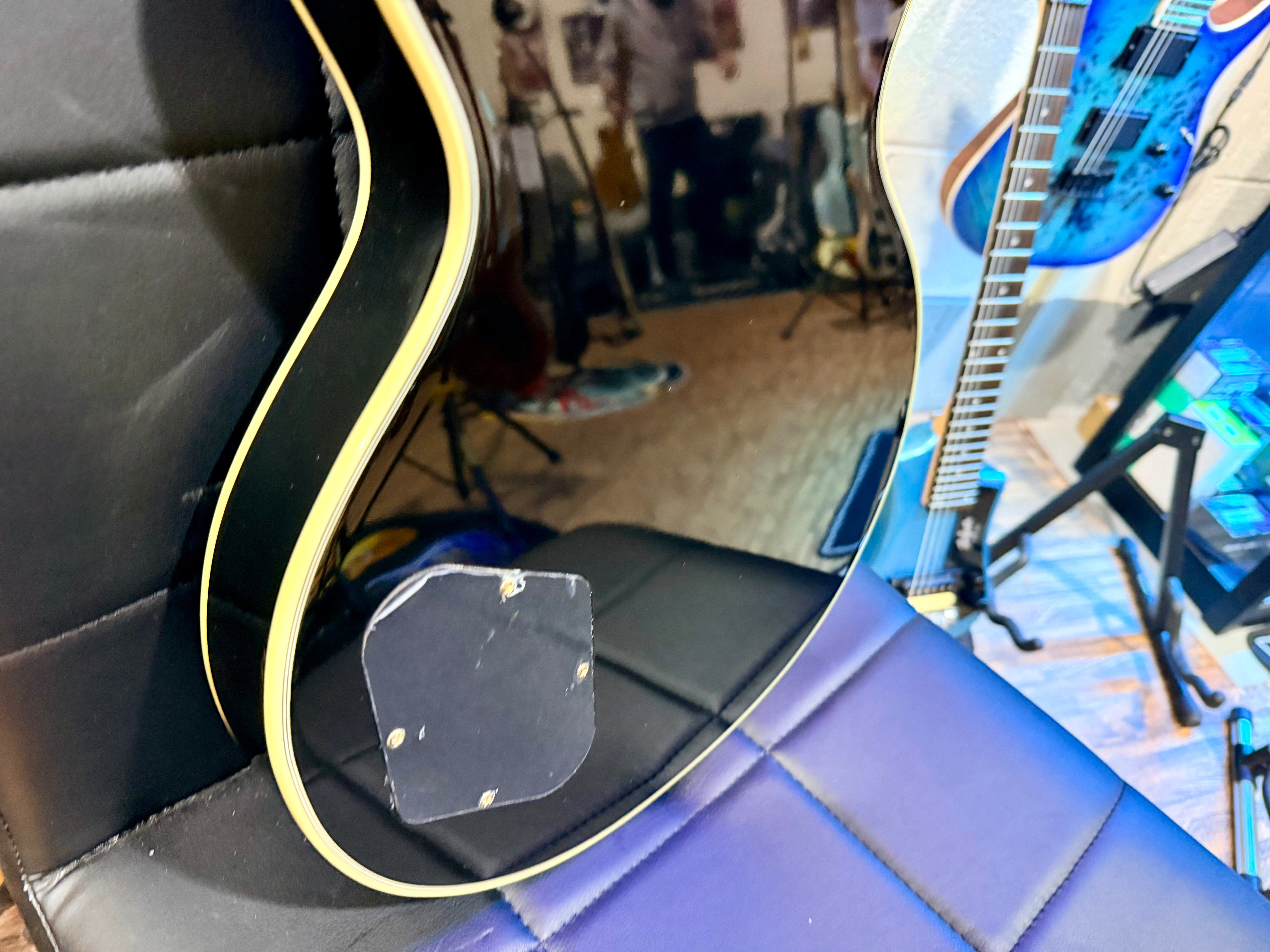 🔥MINT🔥 Vintage V100PBB V100 Les Paul~ P90 Pickups~ 2W90 Gold Hardware~ Black!