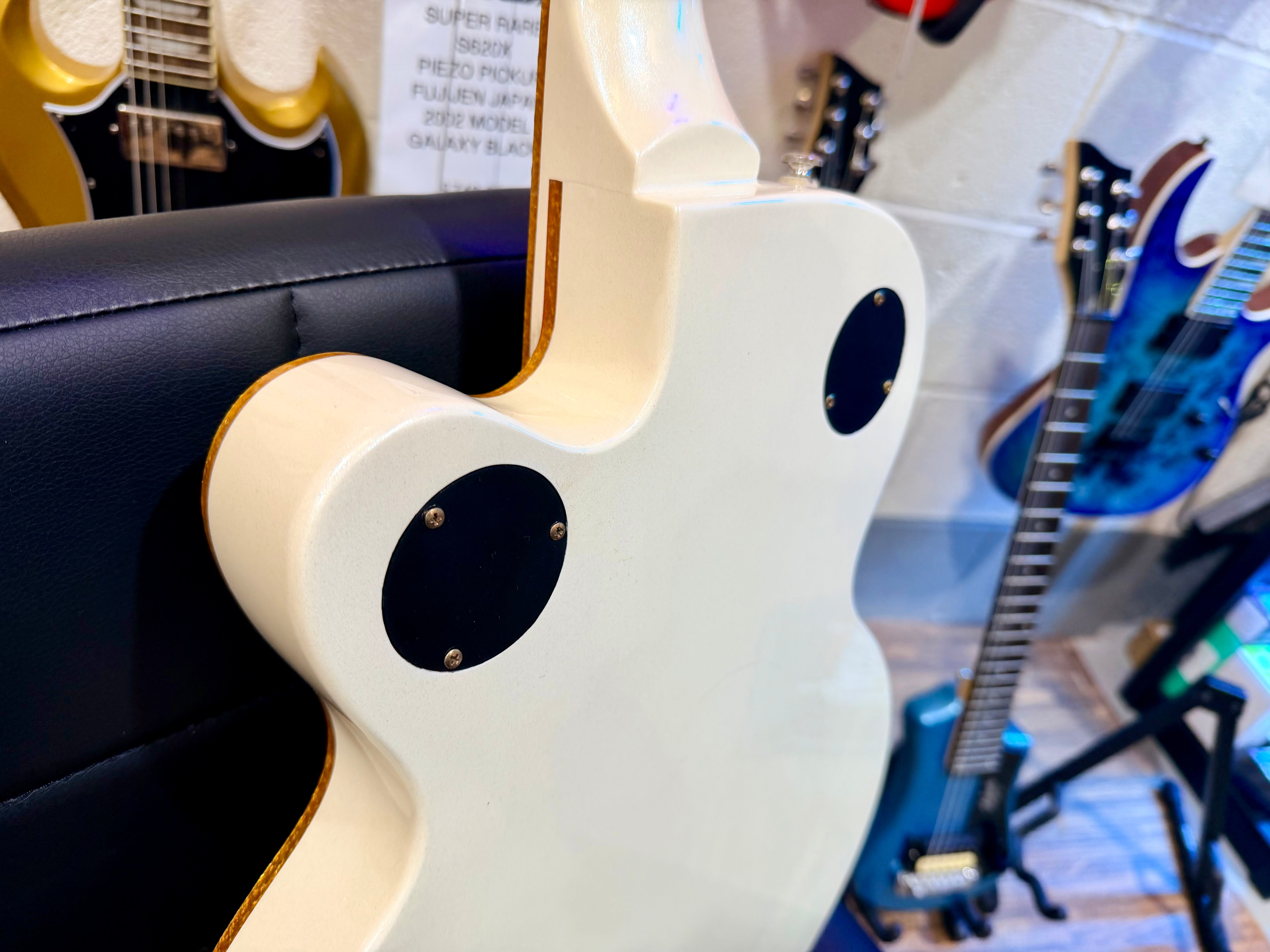 π2015π Epiphone Wildkat Royale~ Custom Shop Ltd Ed~ Pearl White~ Semi-Hollow!