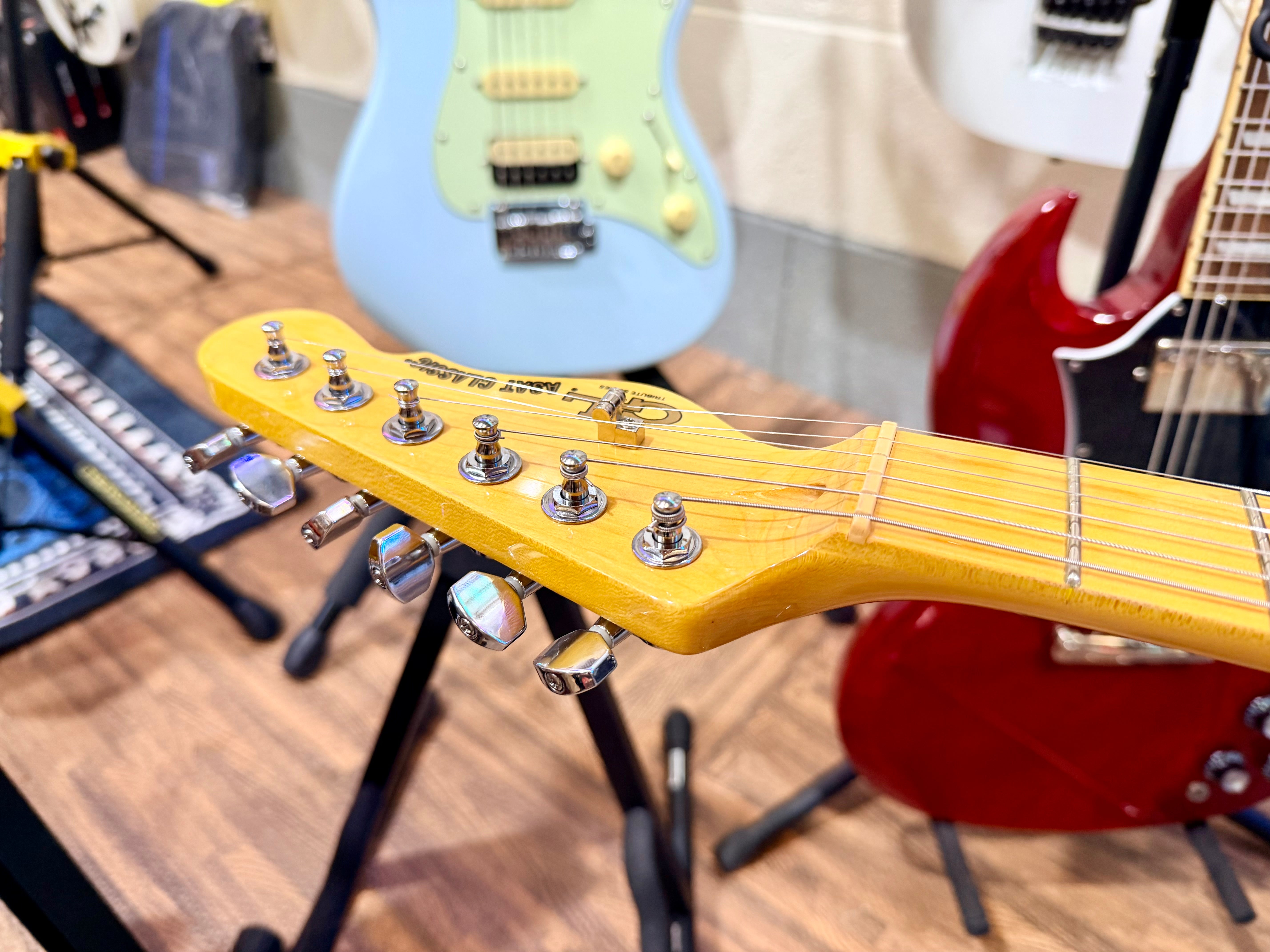 🌟MINT🌟 G&L ASAT Classic Bluesboy Tribute Series~ Sonic Blue~ Telecaster Guitar