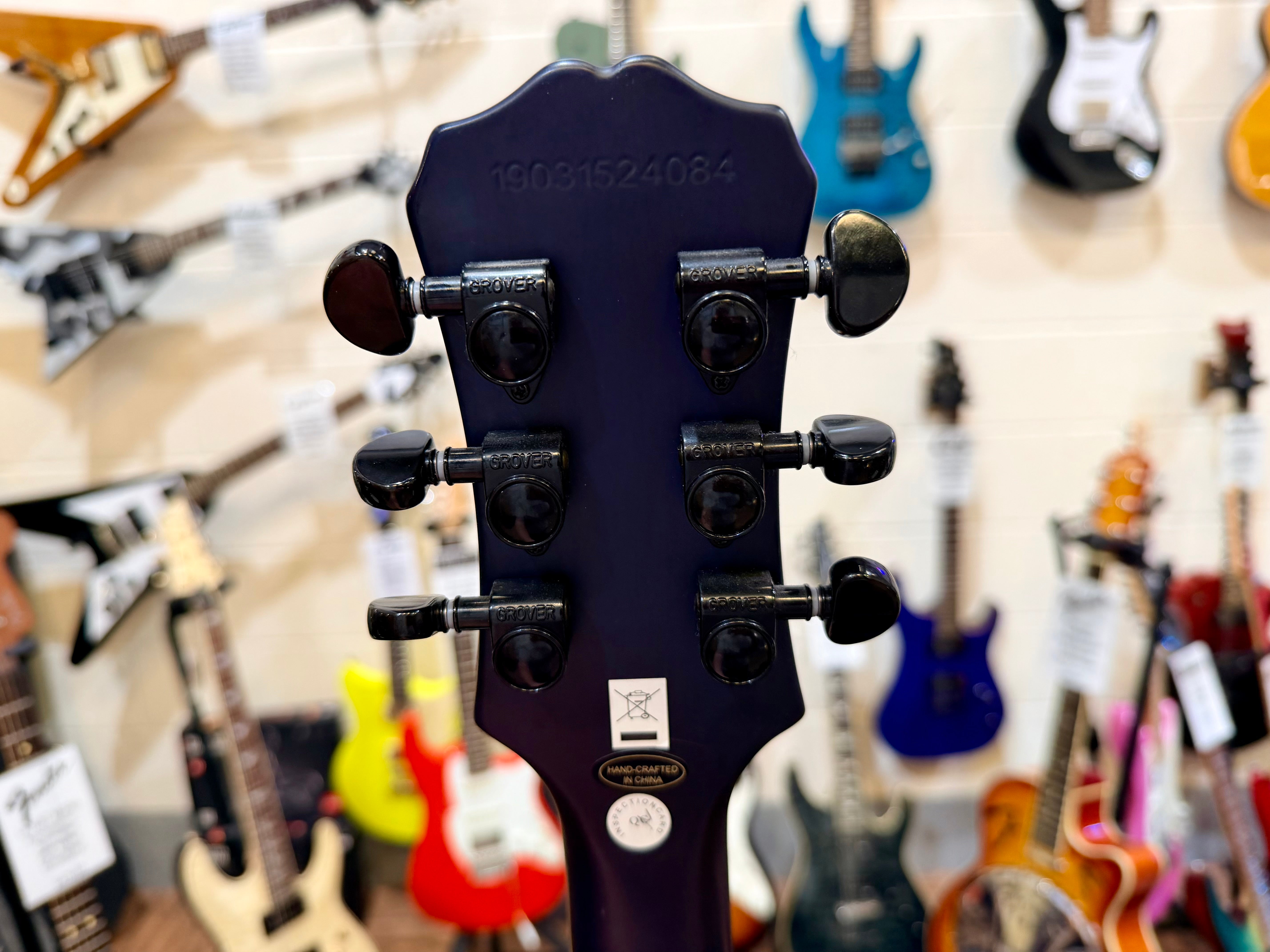 🔥2019🔥 Epiphone Les Paul Prophecy Custom Plus EX~ Midnight Sapphire~ EMG P’Ups
