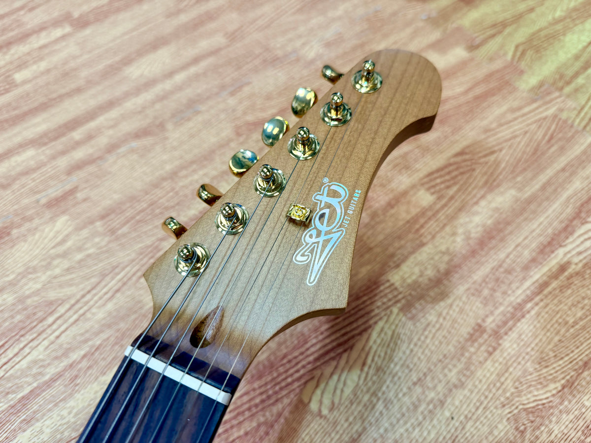 ⚡️NEW⚡️ Jet JS-380 OW Rosewood Electric Guitar~ Olympic White with Gold Hardware