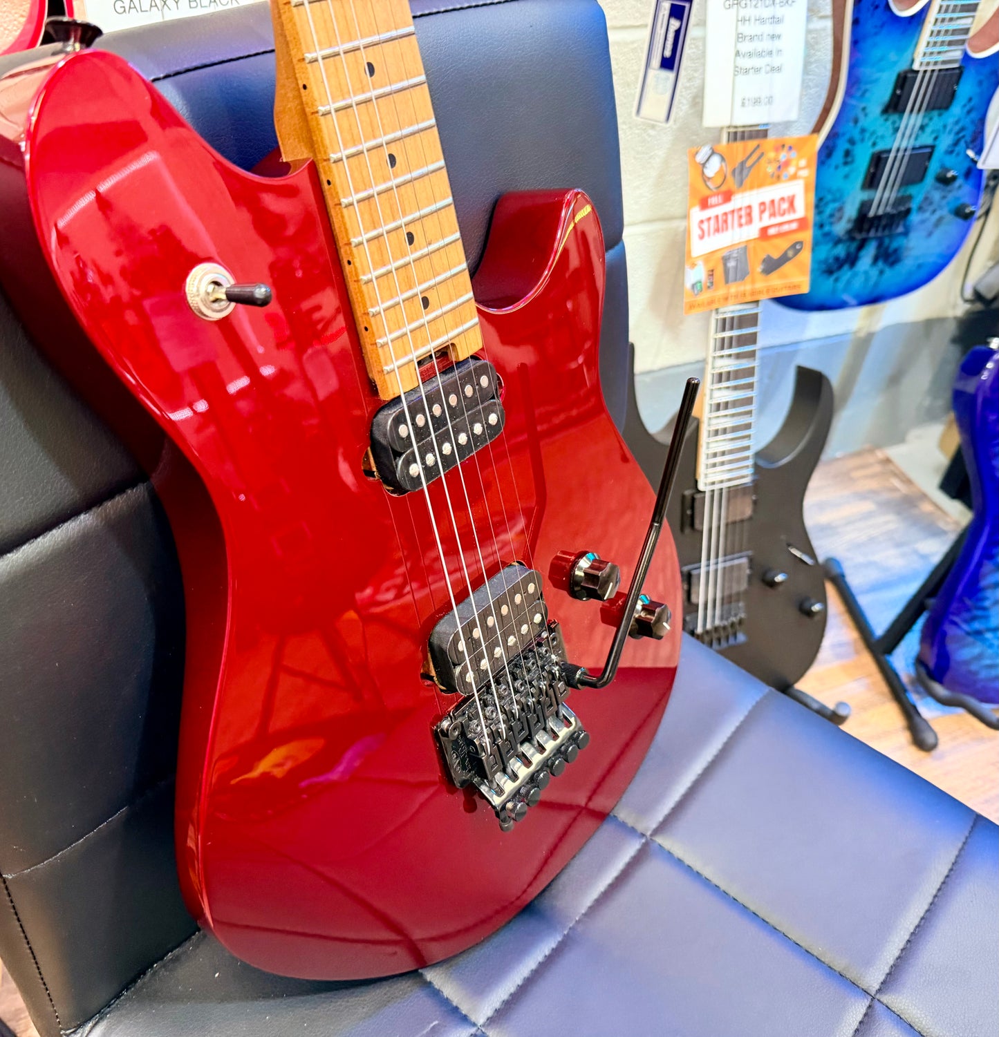 🔥2021🔥 EVH Wolfgang Standard Baked~ Stryker Red~ Floyd Rose~ Eddie Van Halen