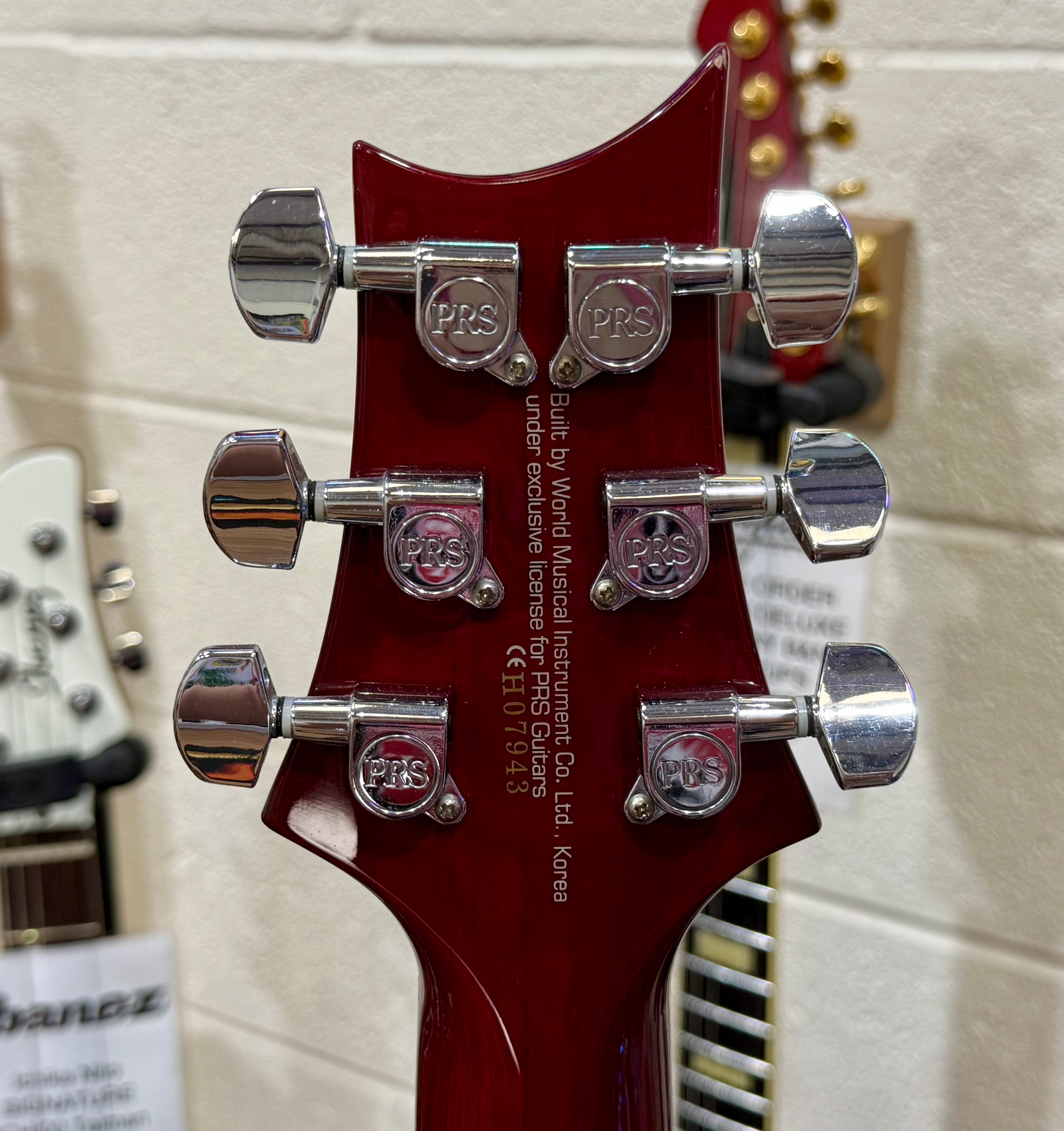 🌟2007 KOREA🌟 PRS SE Custom 22~ Flat Top Model~ Cherry Sunburst~ Moon Inlays!