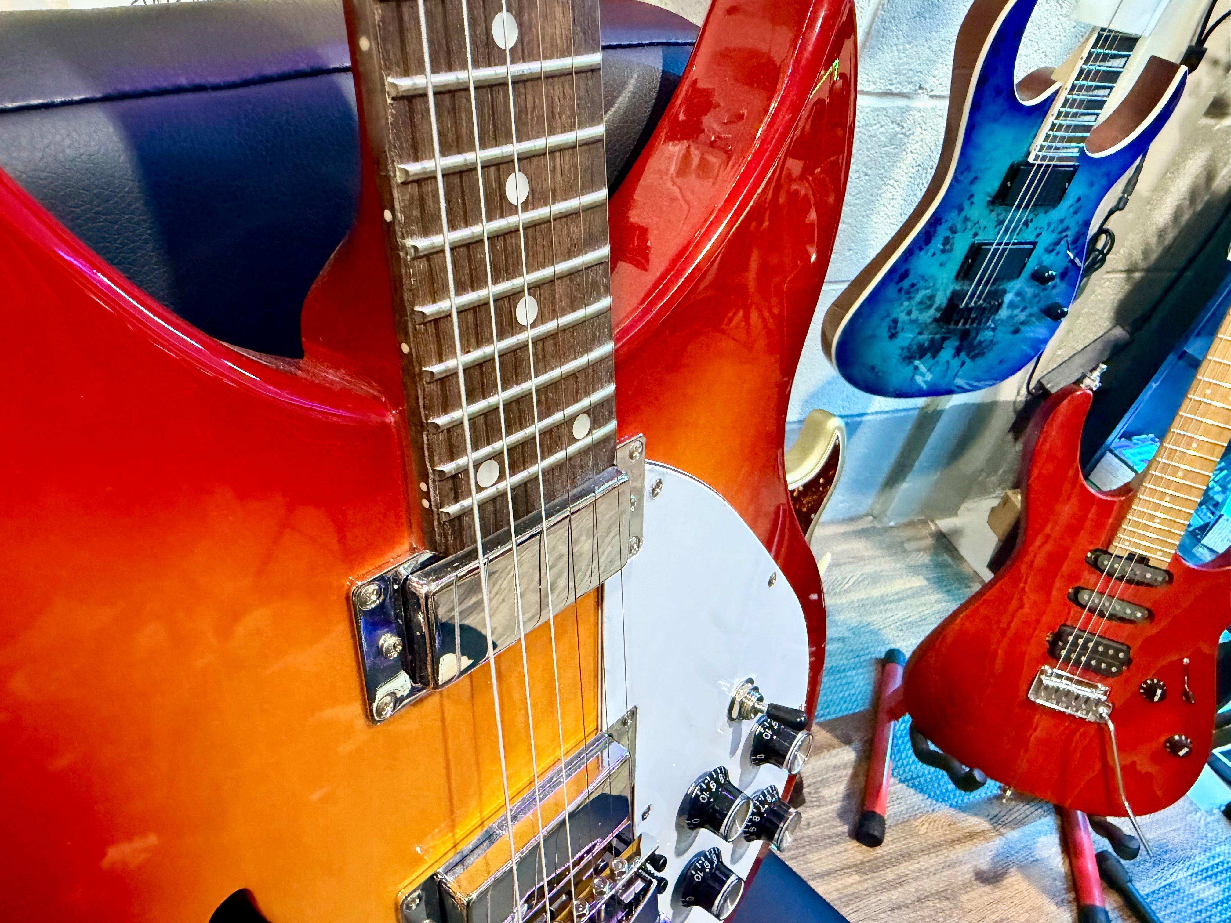 ☀️MINT☀️ Antiquity Legends RB-GH1 Sunburst Electric Guitar~ Rickenbacker Style!