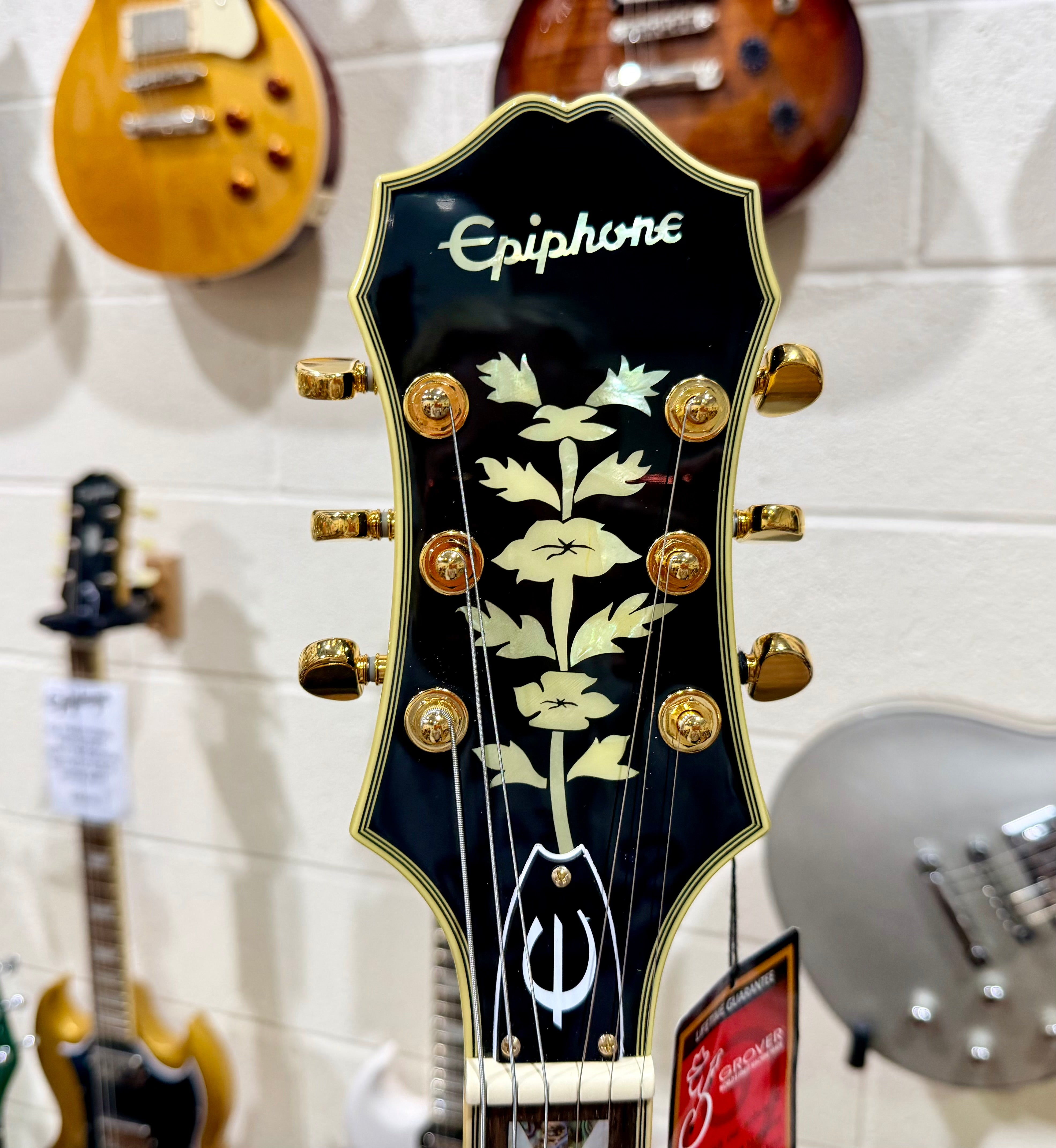 🌟MINT 2021🌟 Epiphone Sheraton II Pro Hollowbody~ Ebony Black + Hard Case!