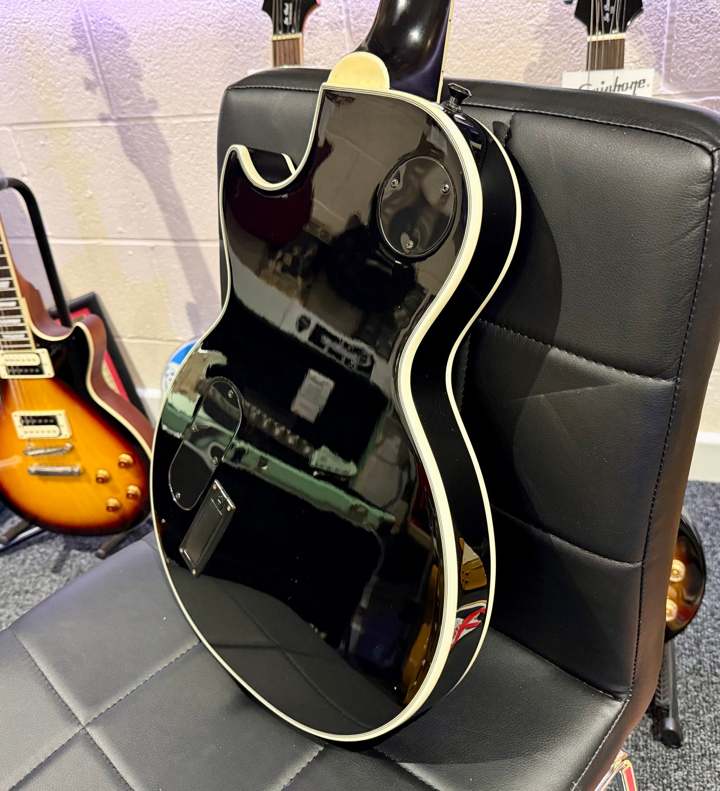 🔥2008🔥 Epiphone Les Paul Custom Prophecy EX~ Midnight Ebony~ EMG’s + Case!