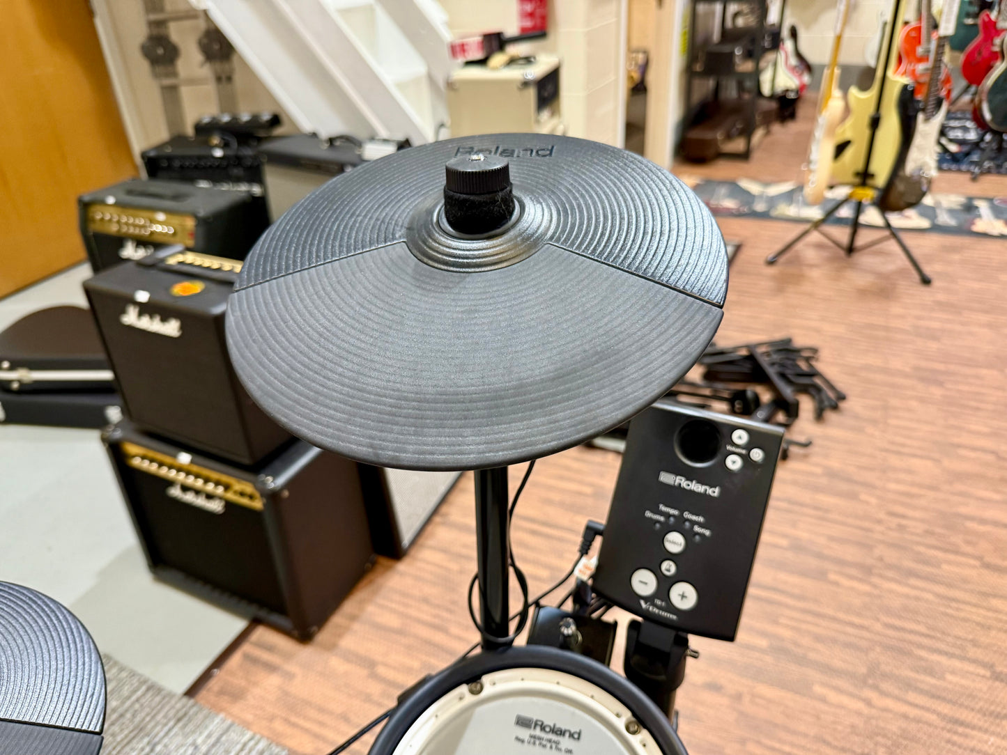 🥁 Roland TD-1DMK V-Drums Electronic Drum Kit~ With Mapex Double Bass Pedal !🥁