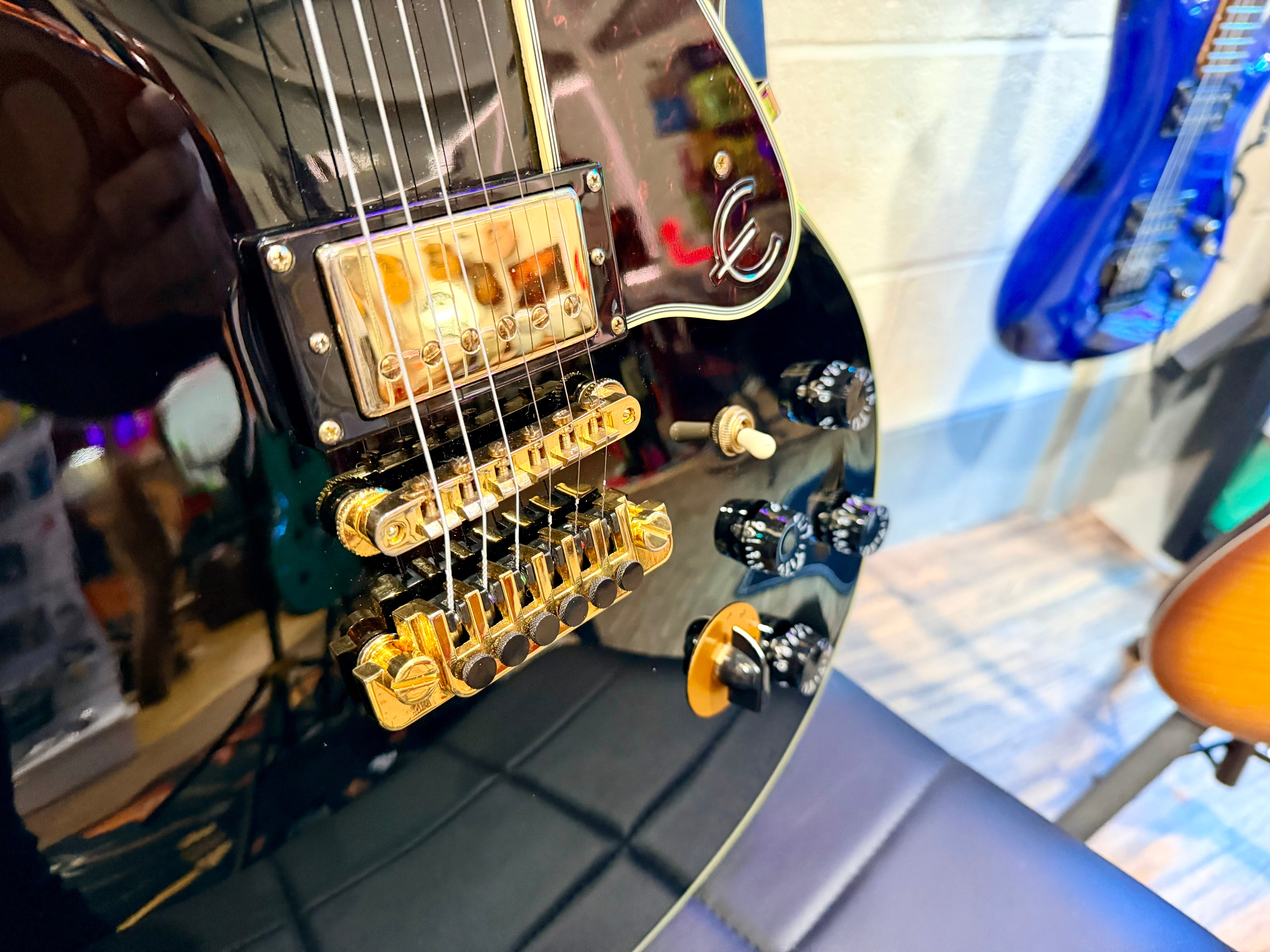 🔥2011🔥 Epiphone B.B. King Lucille Guitar~ Ebony Black~ Semi-Hollowbody!