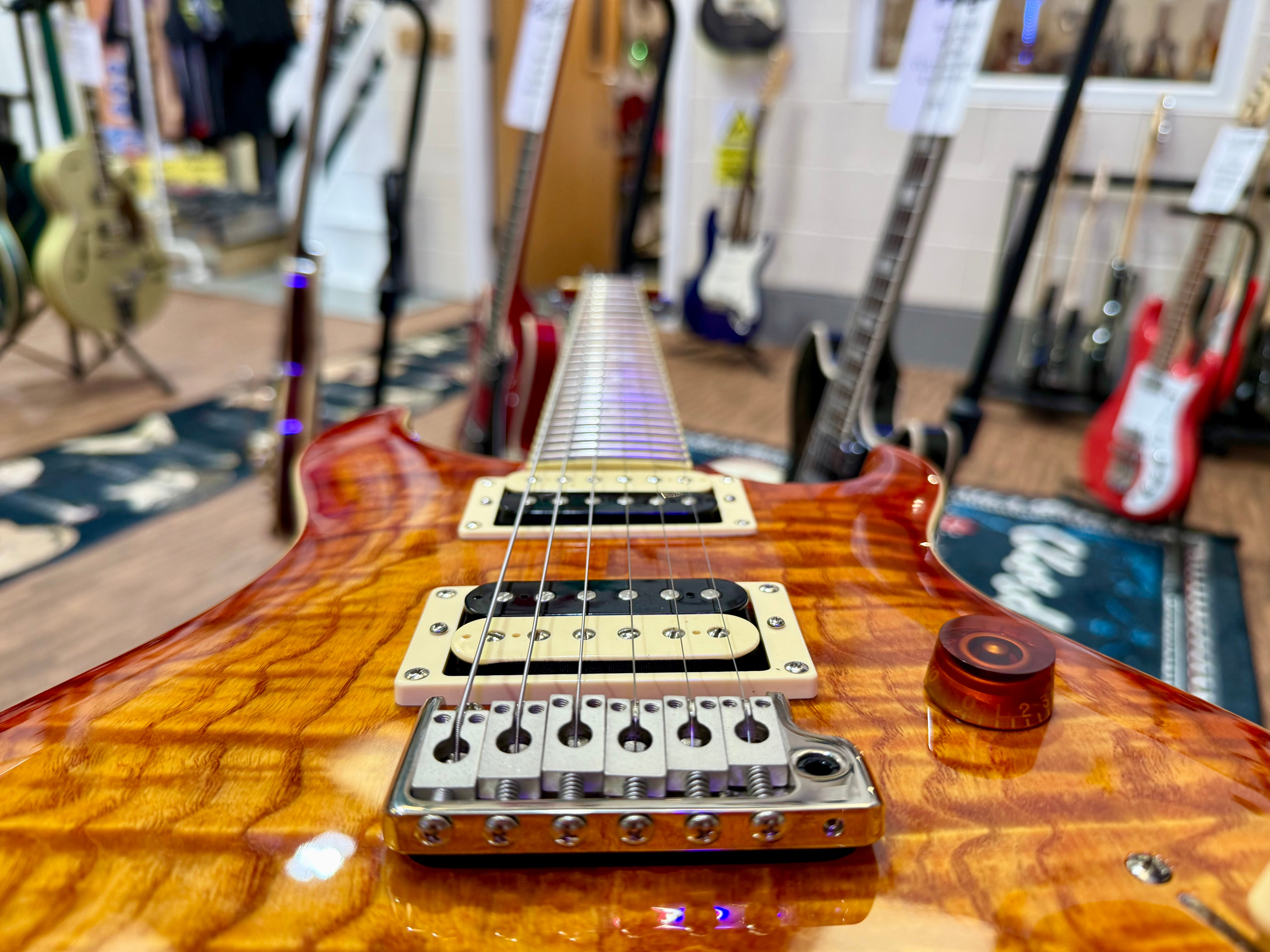 🔥LIMITED EDITION🔥 PRS SE Custom 24 Burled Ash~ Vintage Sunburst~ 2019~ RARE!