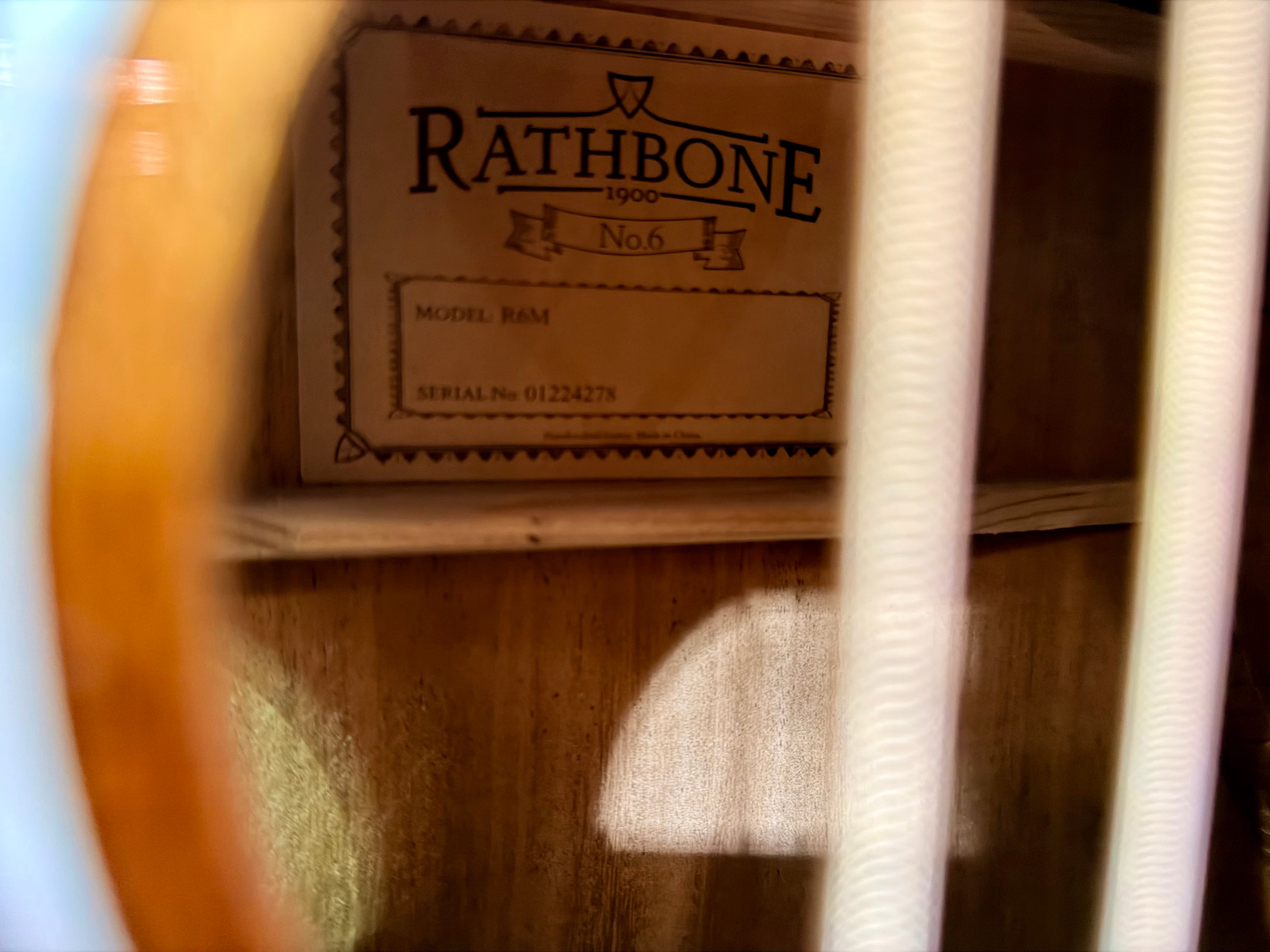 🌟MINT🌟 Rathbone R6M Solid Mahogany Top~ No 6 Series Acoustic Parlour Guitar!