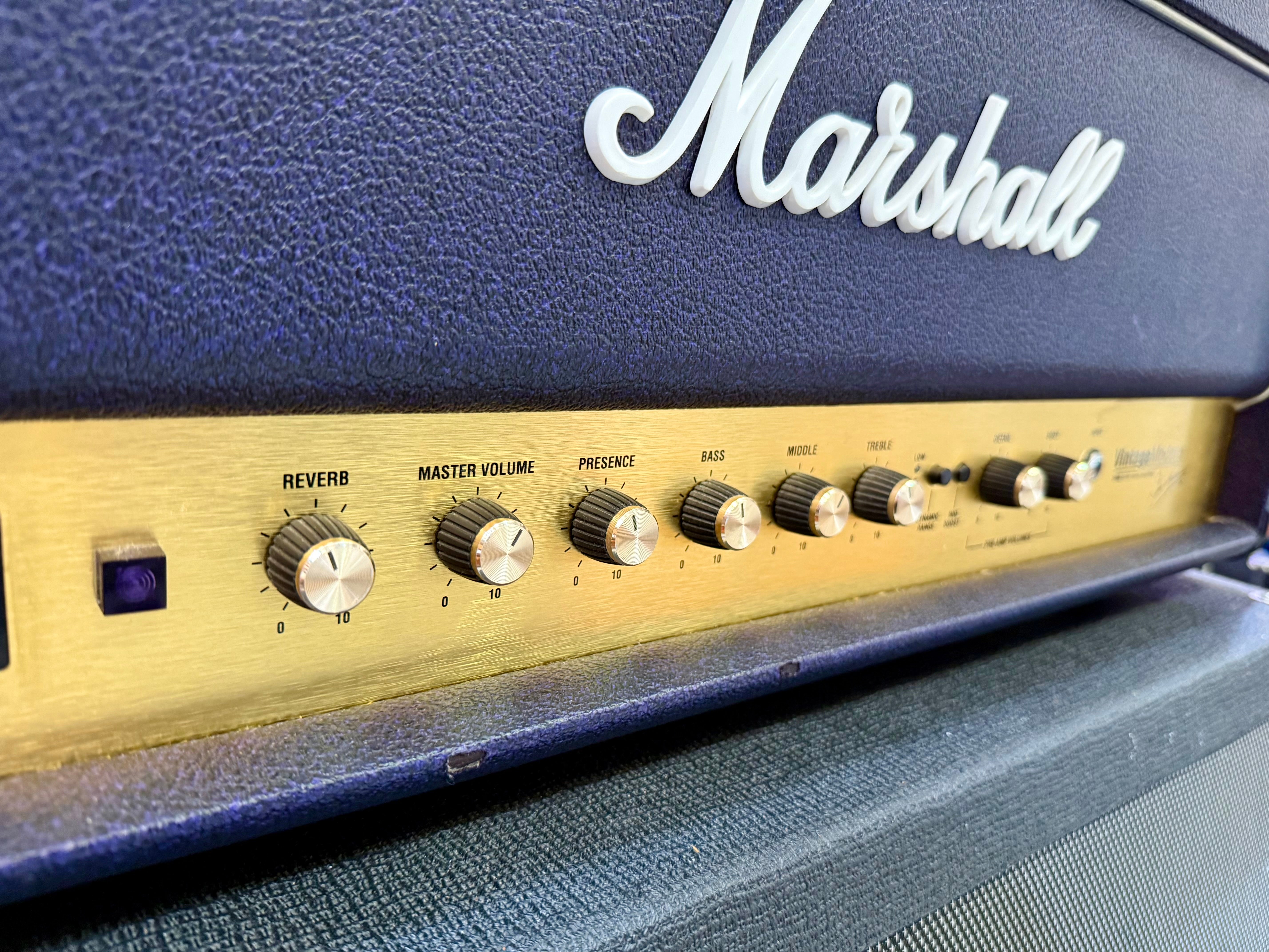 🔥RARE PURPLE🔥 Marshall Vintage Modern 2466 100W Amp Head~Laney 4x12 Celestion