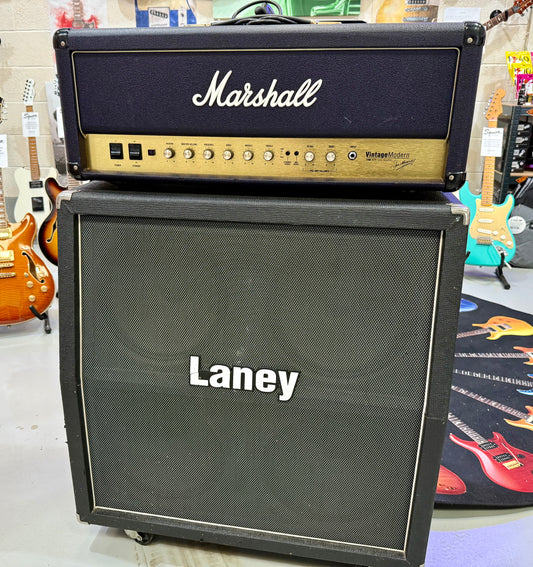 🔥RARE PURPLE🔥 Marshall Vintage Modern 2466 100W Amp Head~Laney 4x12 Celestion