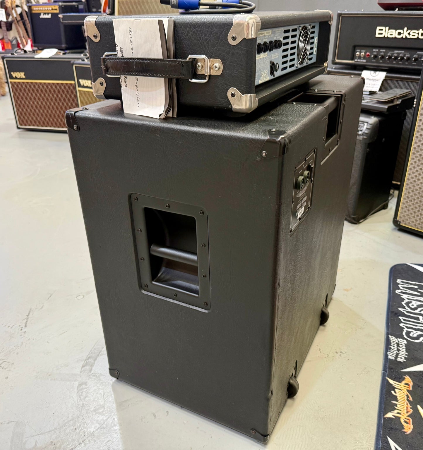 🎸 HEAD & CAB 🎸 Ashdown Bass Amplifier Stack~Evo II 300 + ARM-410H Cabinet 4x10