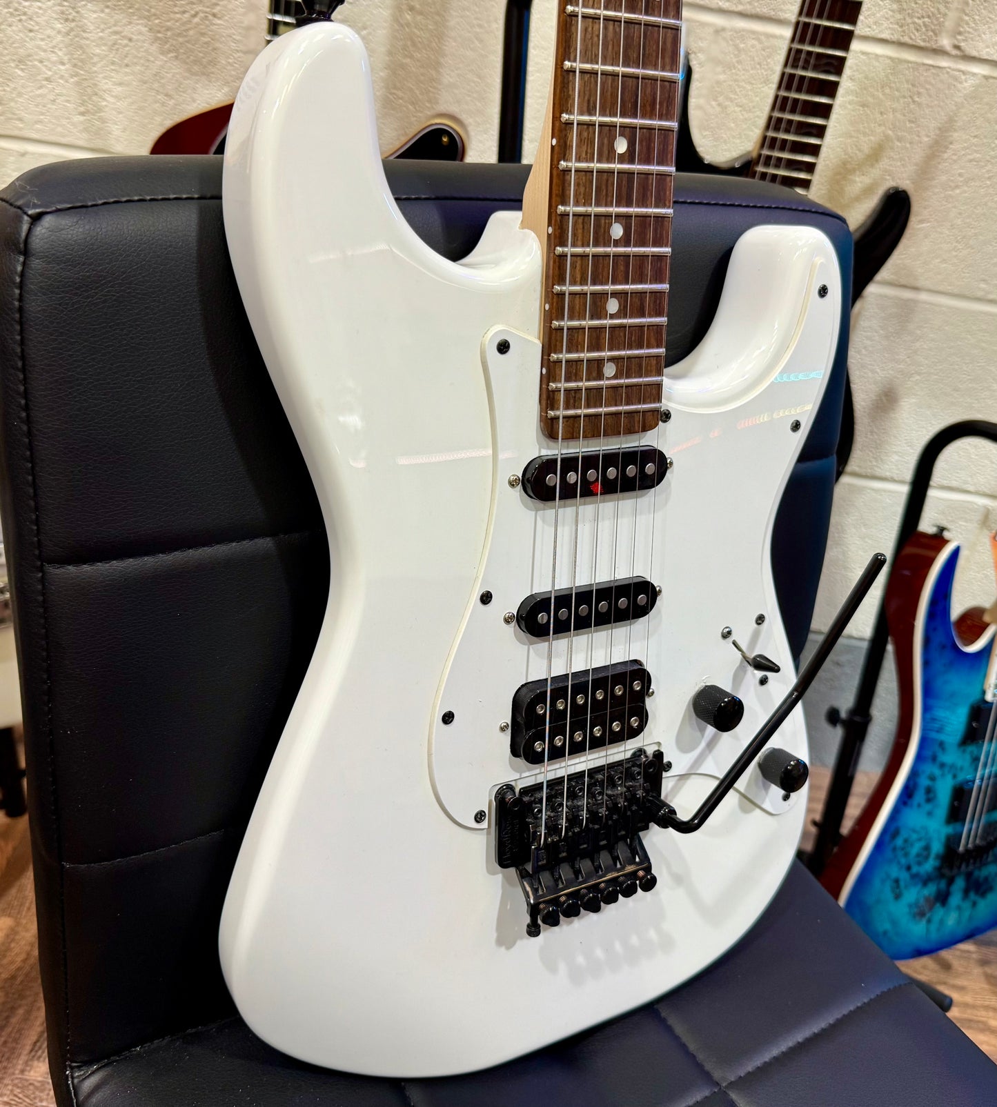 🔥MINT 2018🔥 Jackson Adrian Smith SDXM~ Snow White~ Iron Maiden Signature!